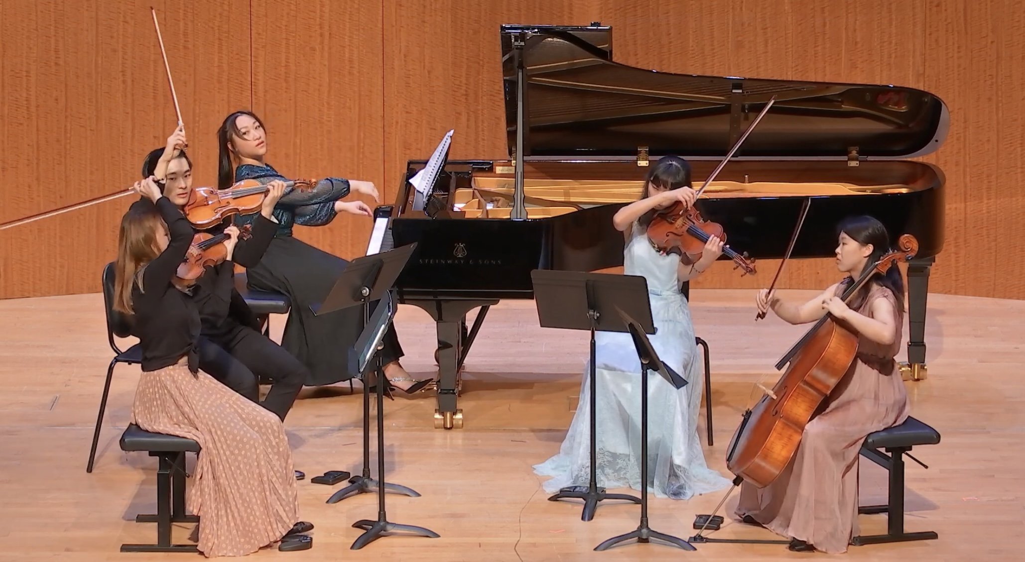 Quintet in concert, San Francisco