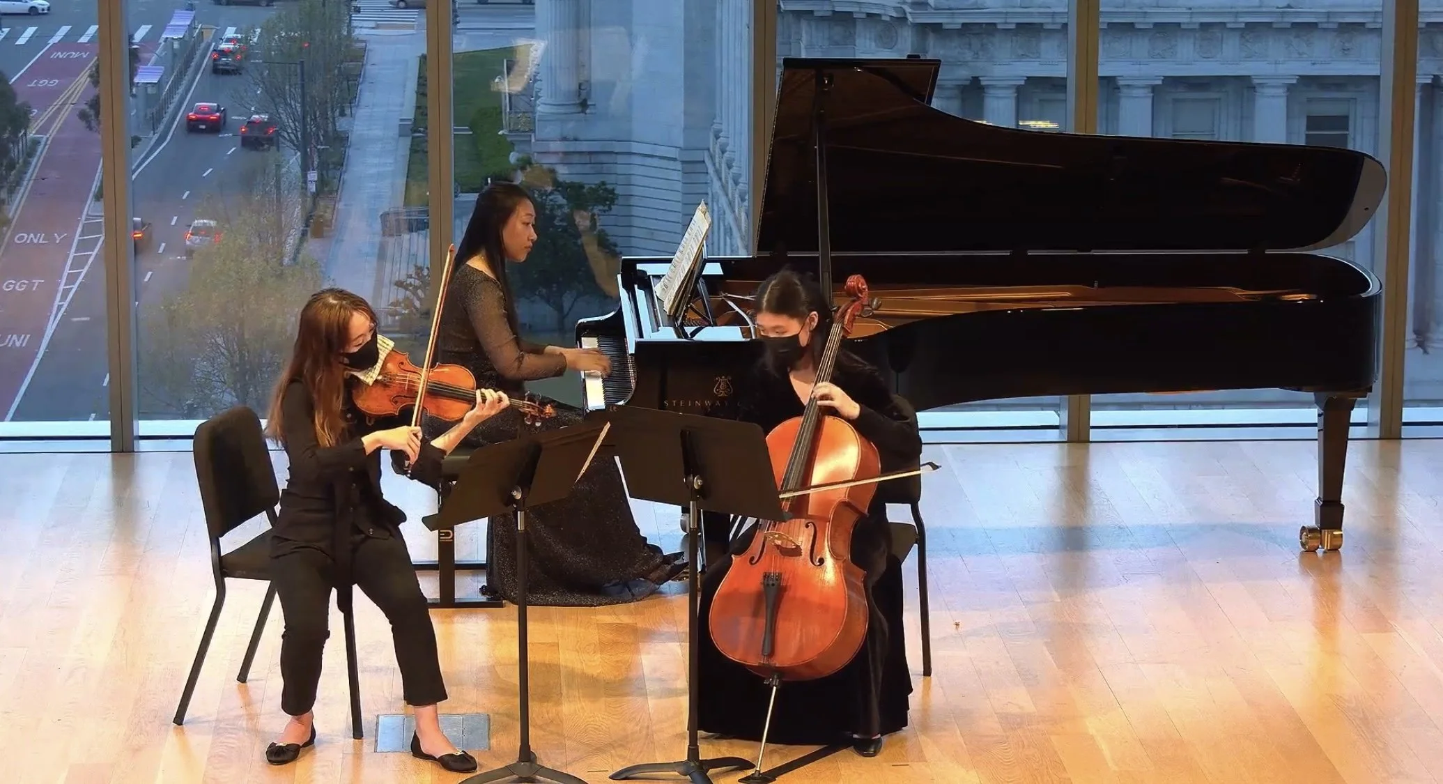 Trio in concert, San Francisco