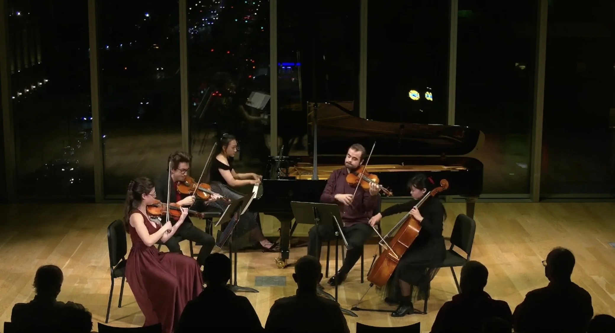 Quintet in concert, San Francisco