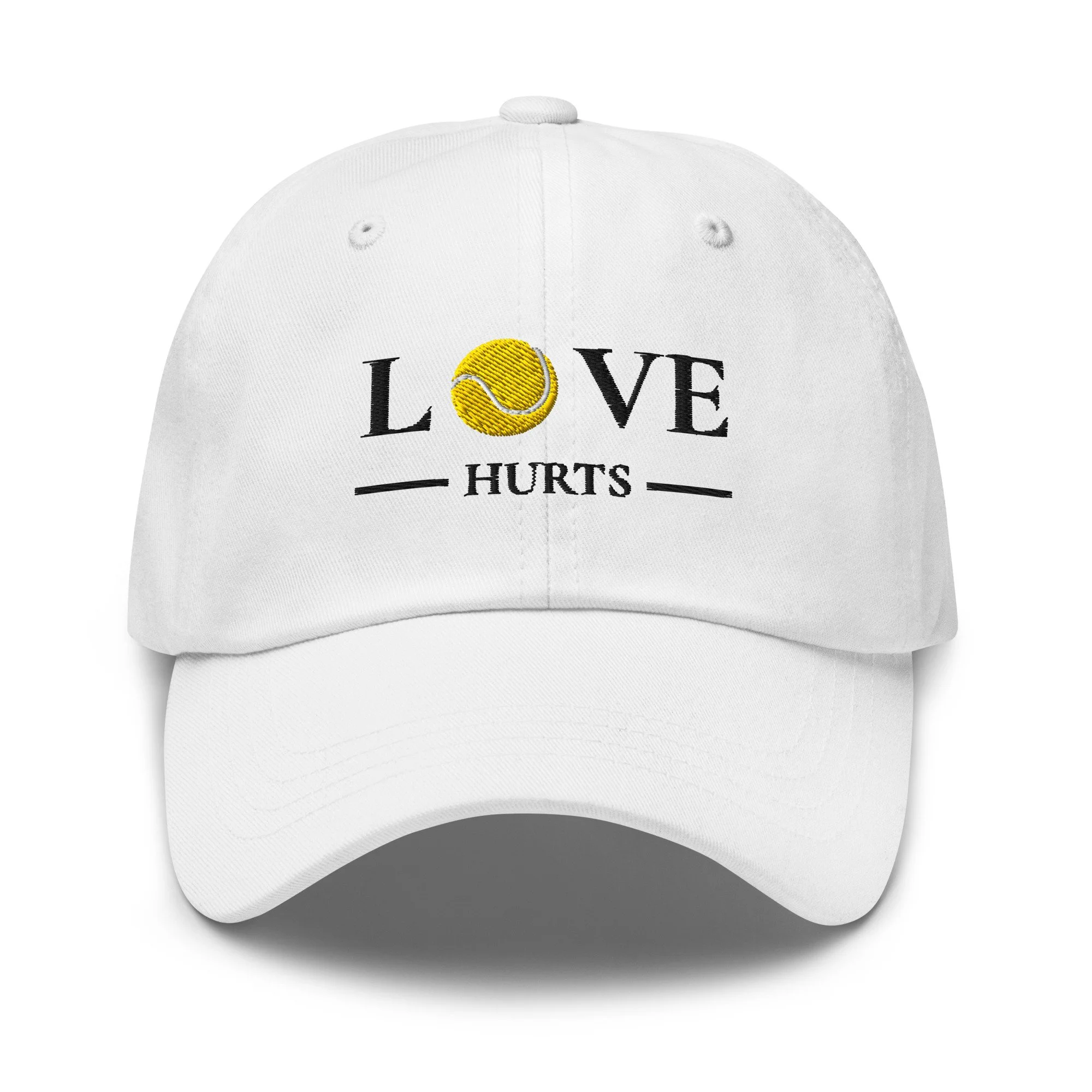 Love Hurts Tennis Cap