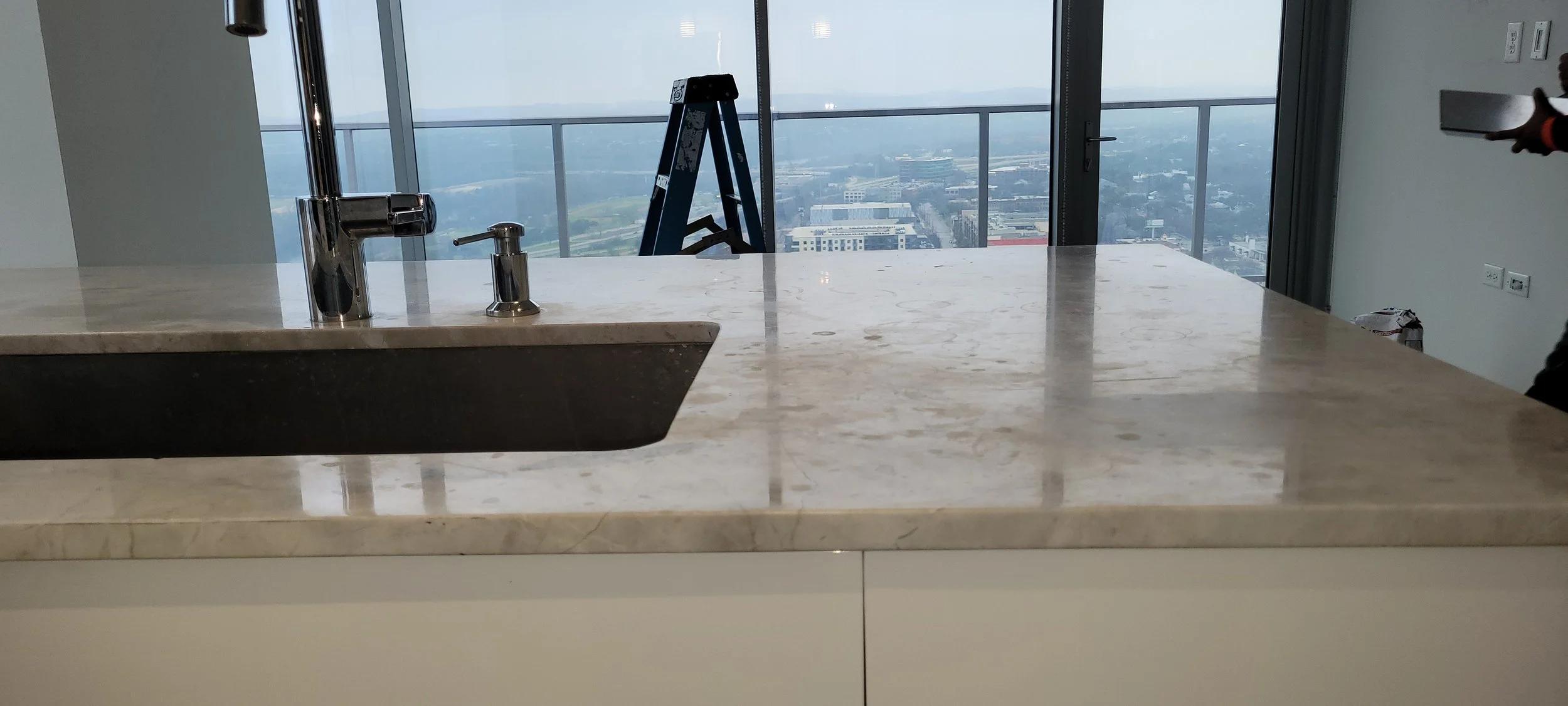 Quartz Countertop Before