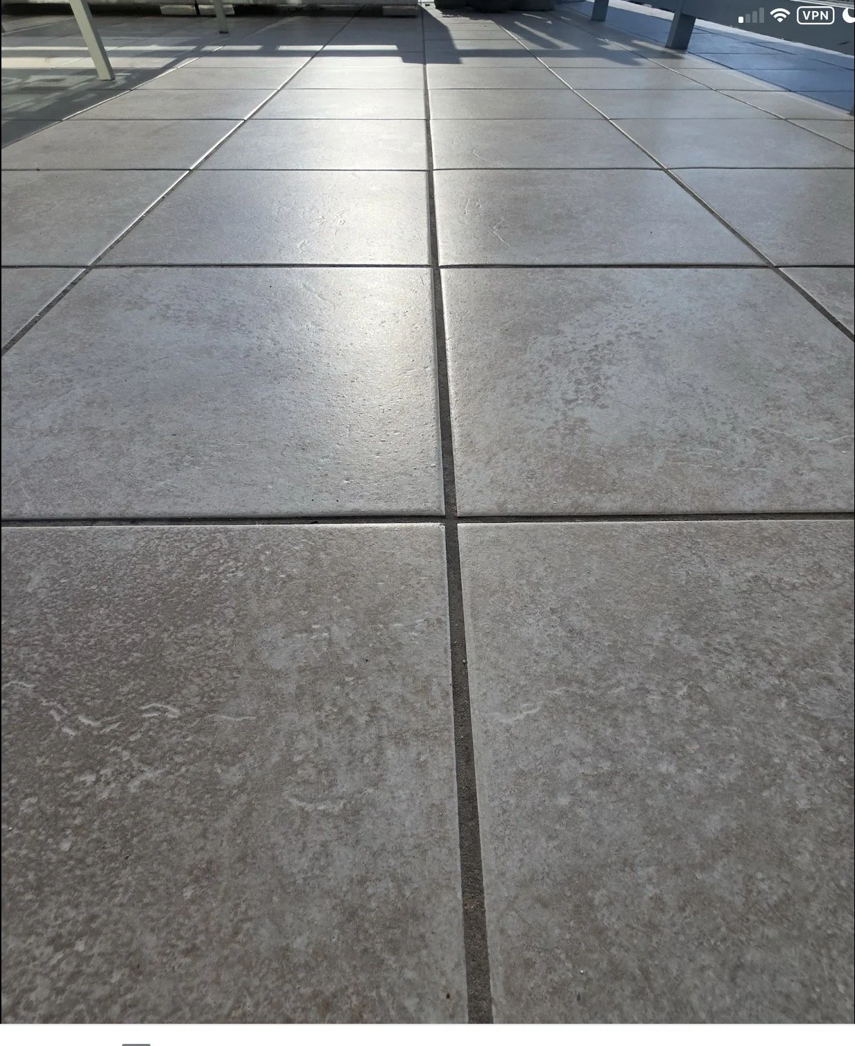 Tile Floor Before Cleaning & Sealer