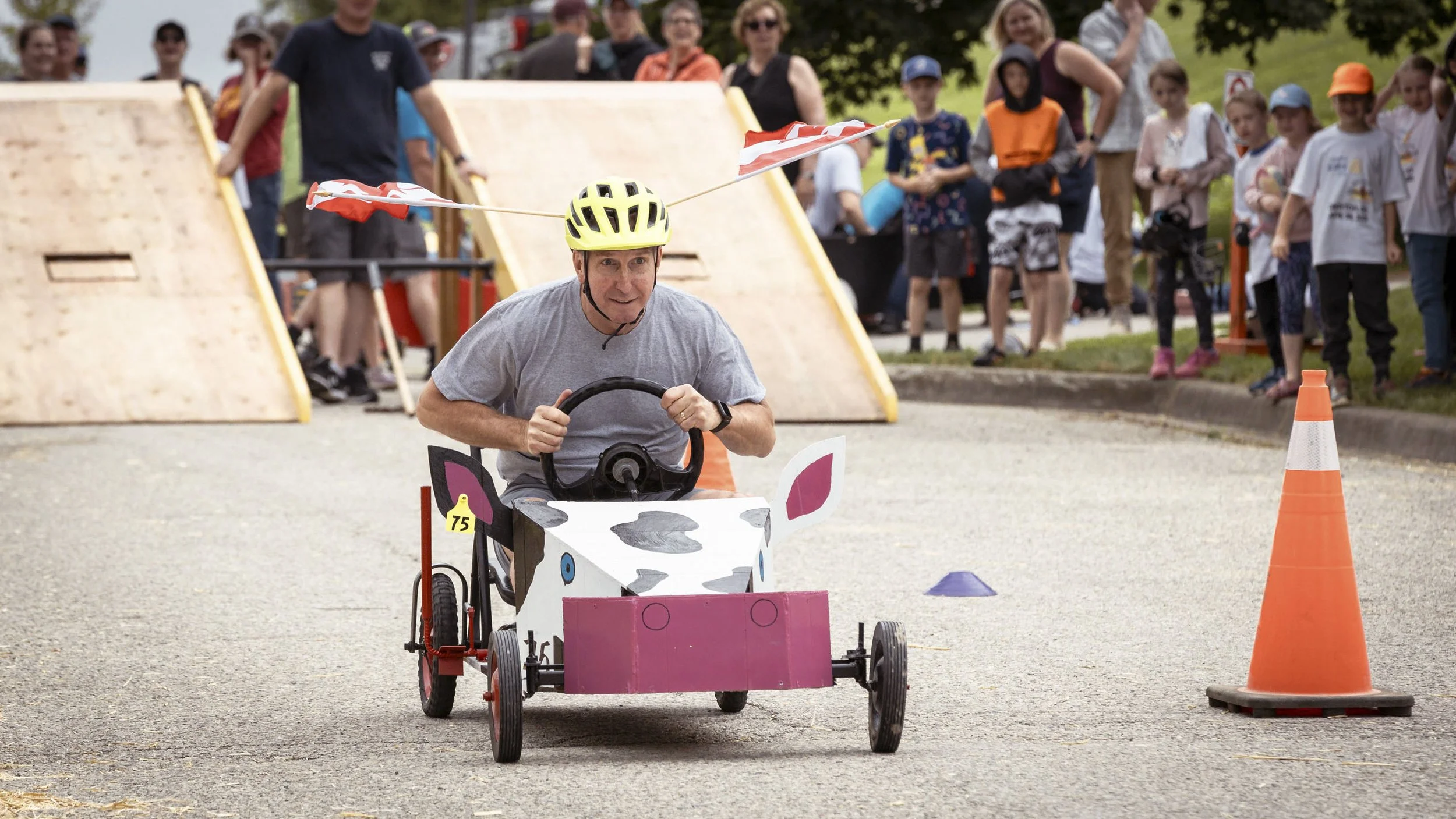 Gregg Davidson participating in a local event