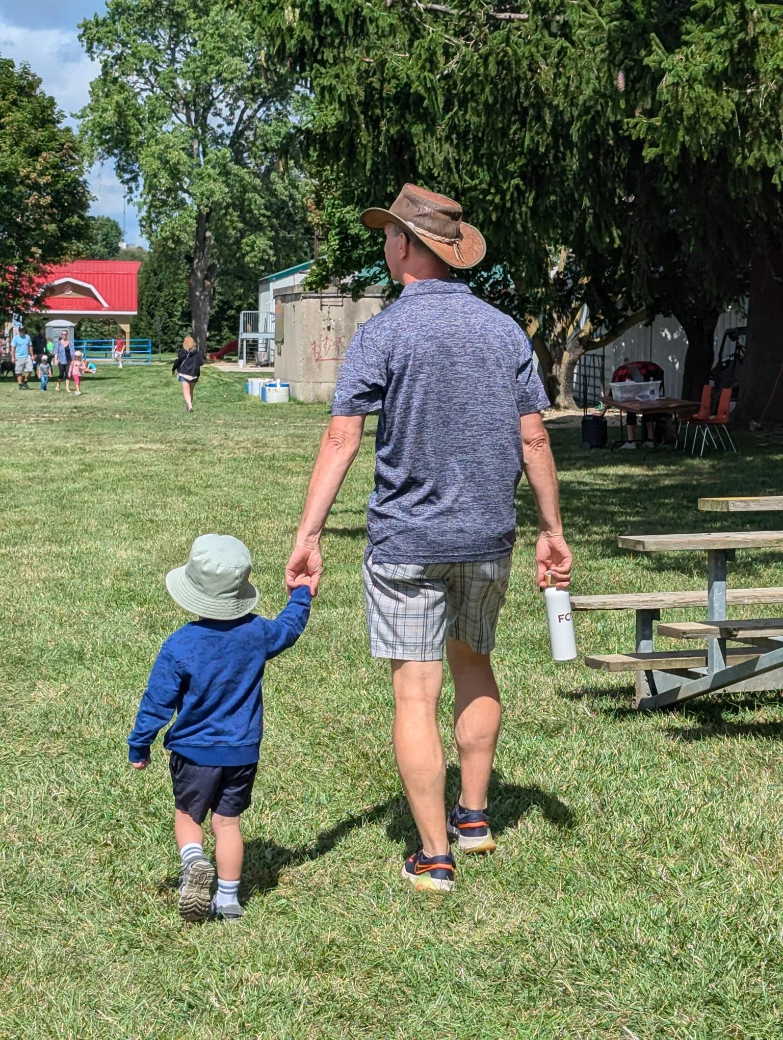 Gregg Davidson attending local community events with grandson