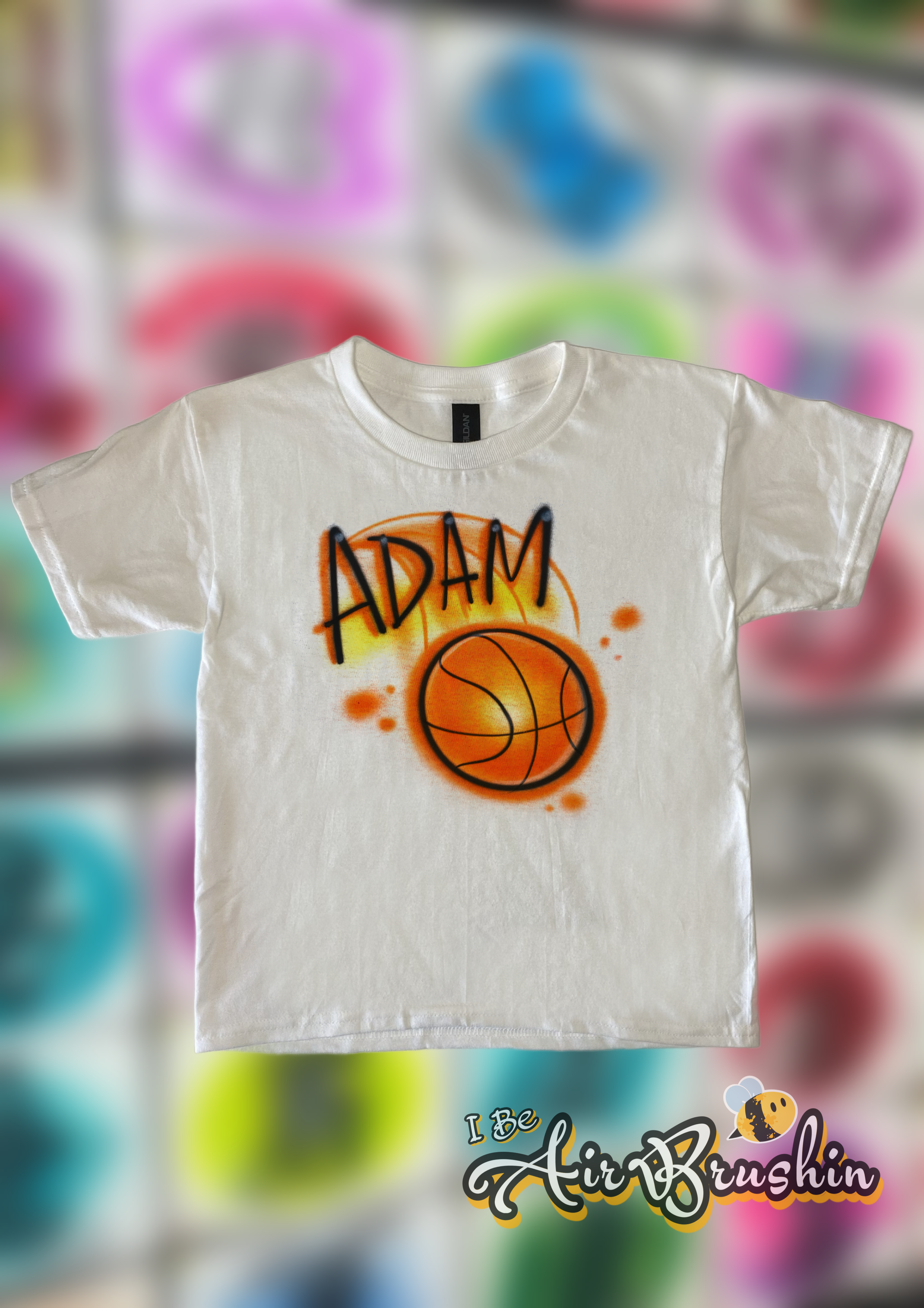 Airbrush Basketball Sports Ball Design