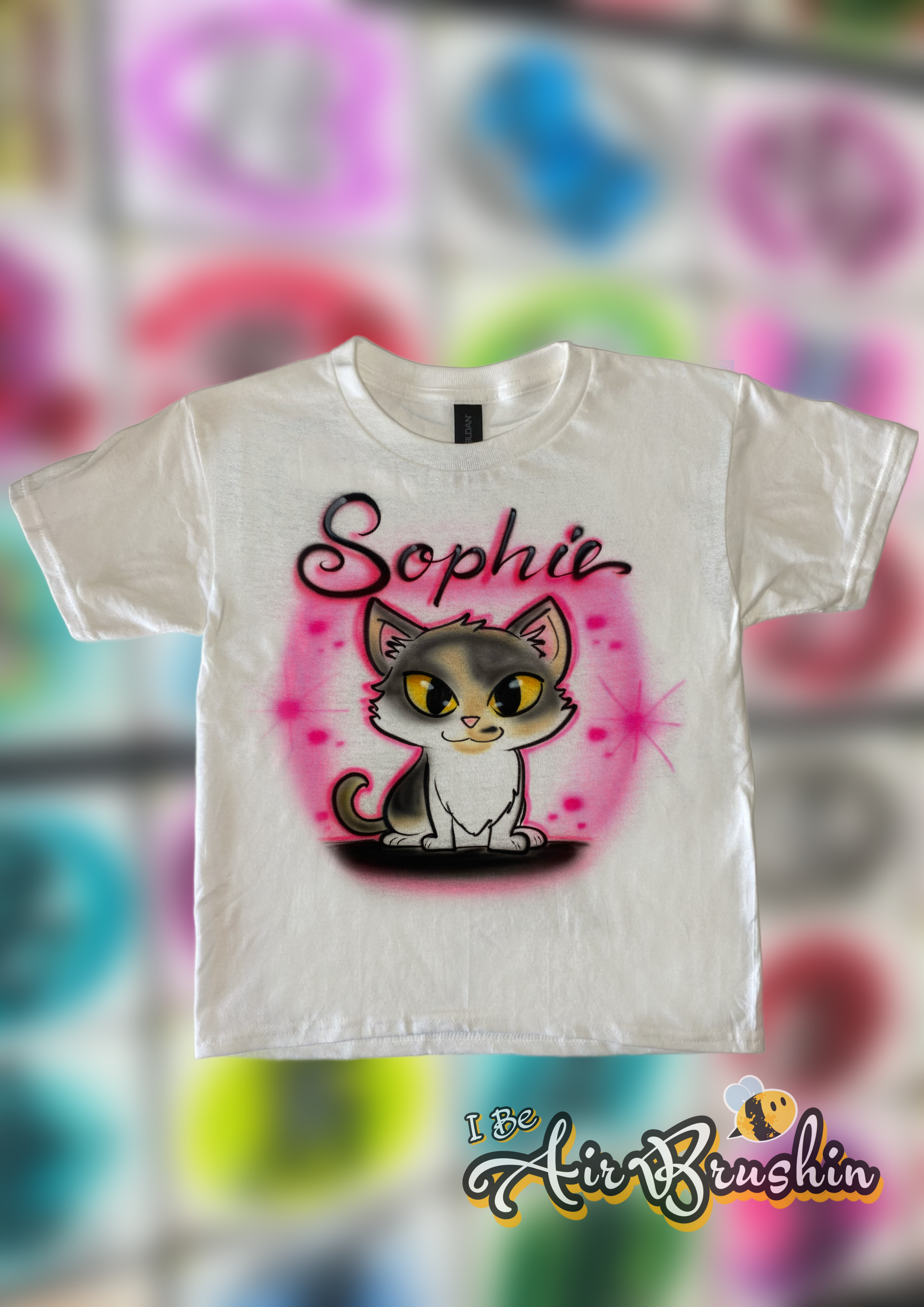 Airbrush Your Cat Here Design
