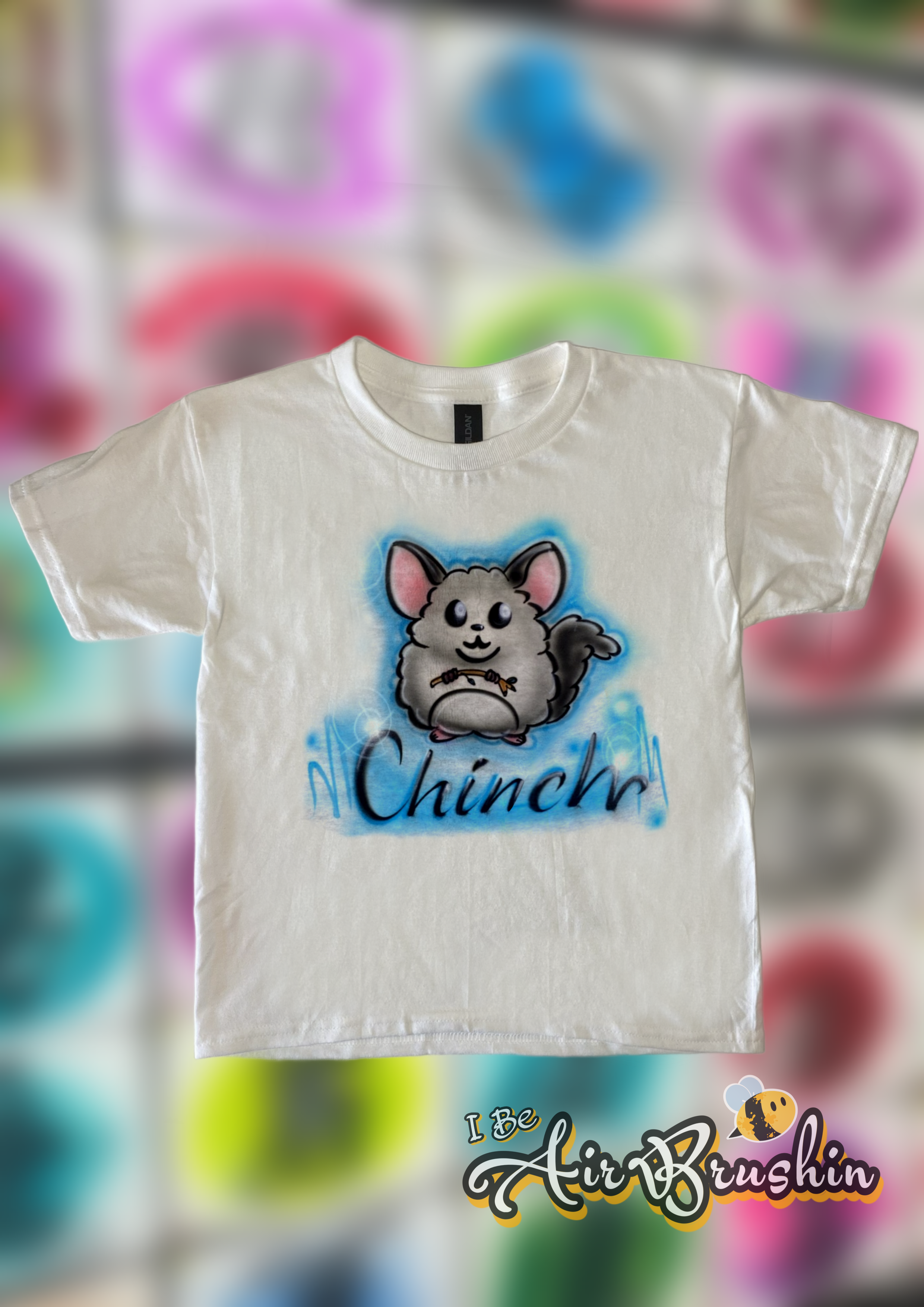 Airbrush Pet Chinchilla Animal Design
