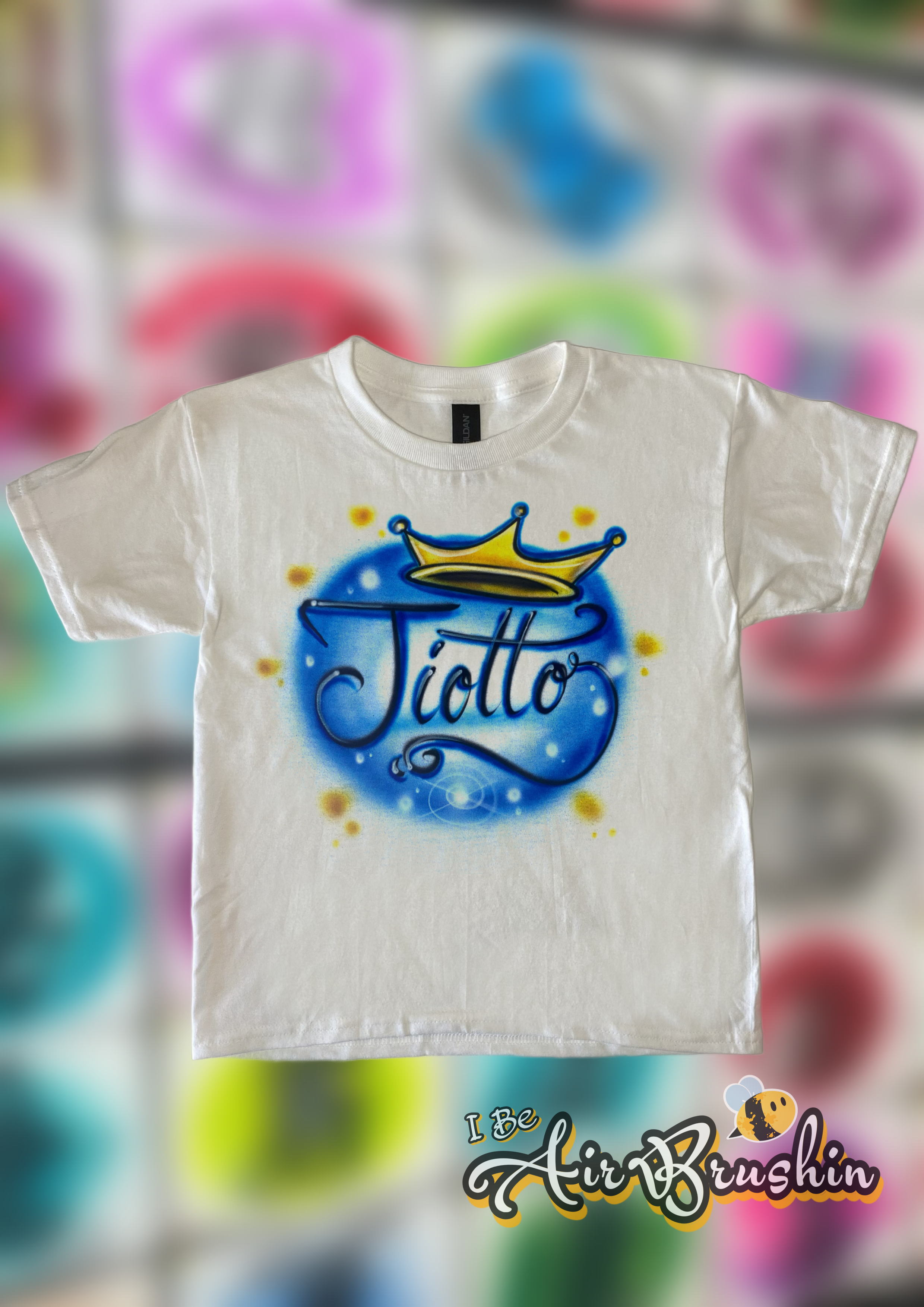 Airbrush Prince King Royal Name Design