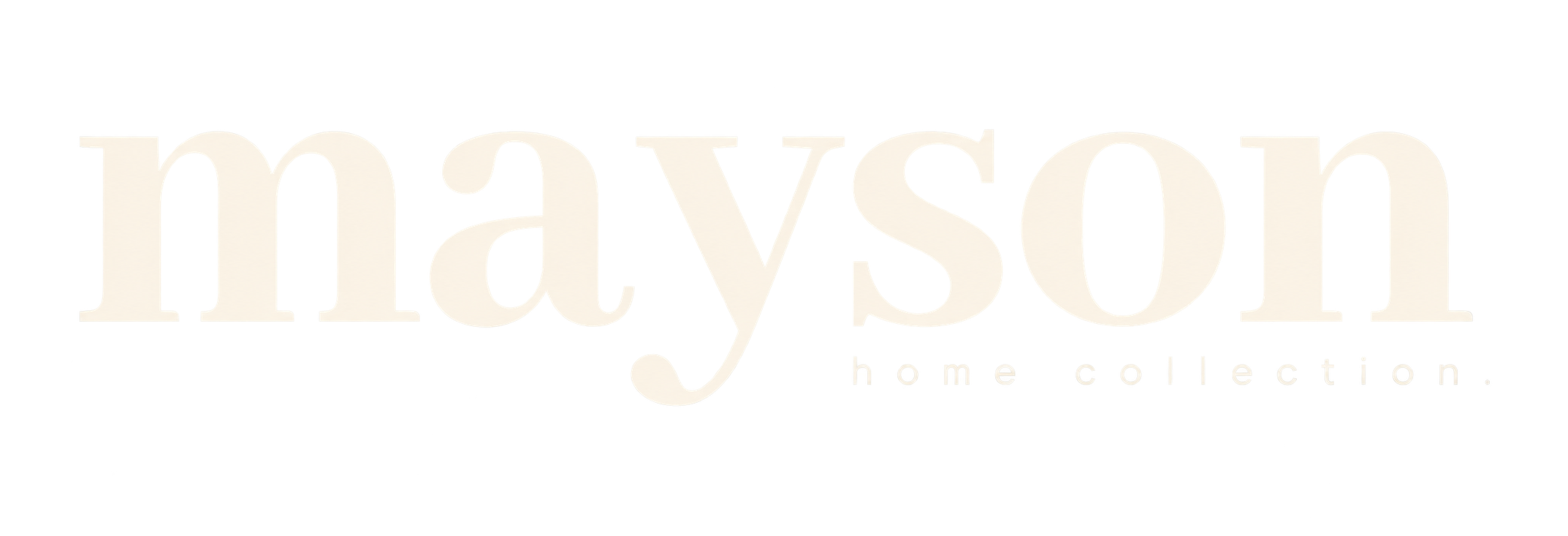 Logo de la marque 'mavson' avec le slogan 'one collection' en dessous.