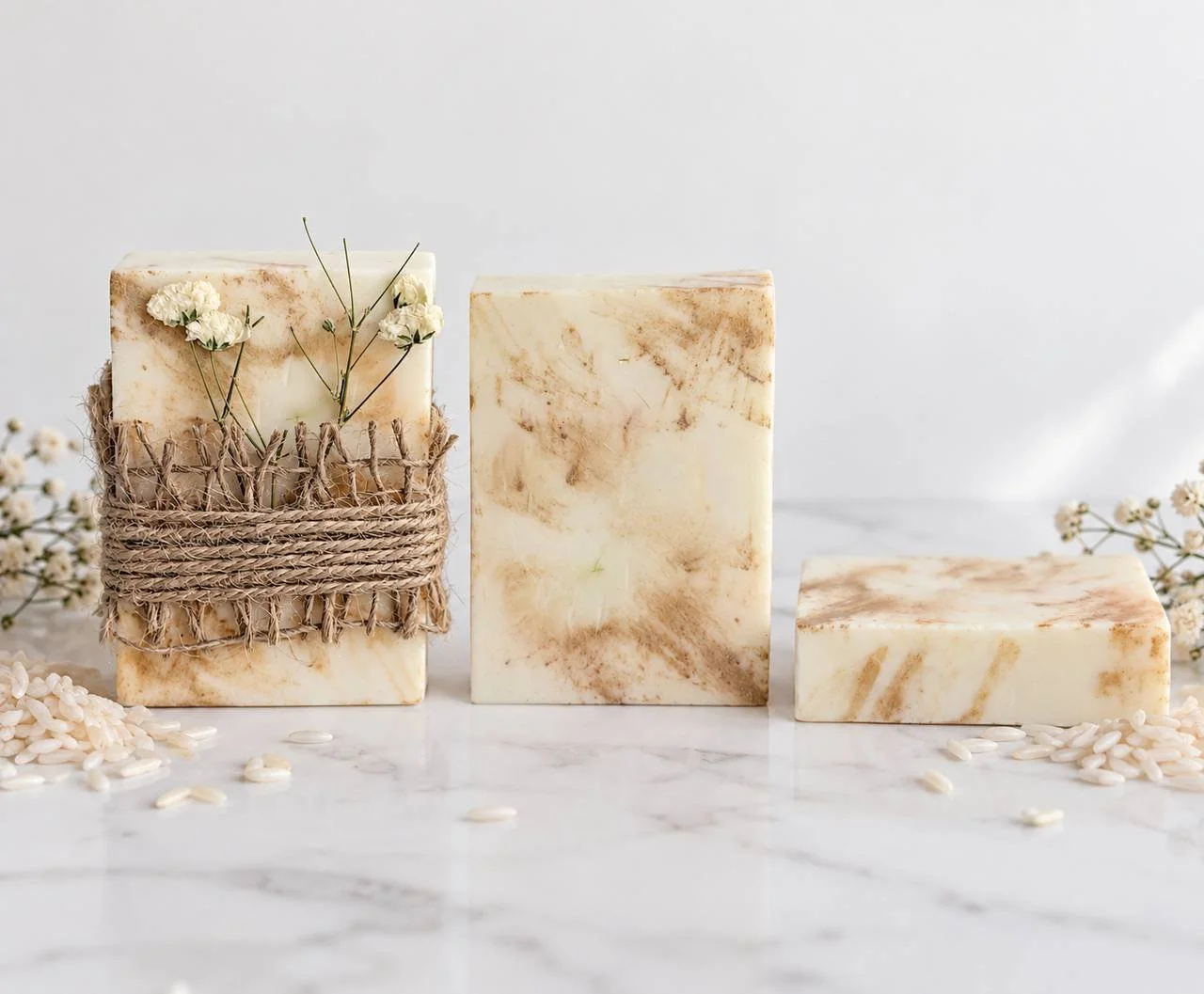 Wedding Favor  - Rice and honey soap