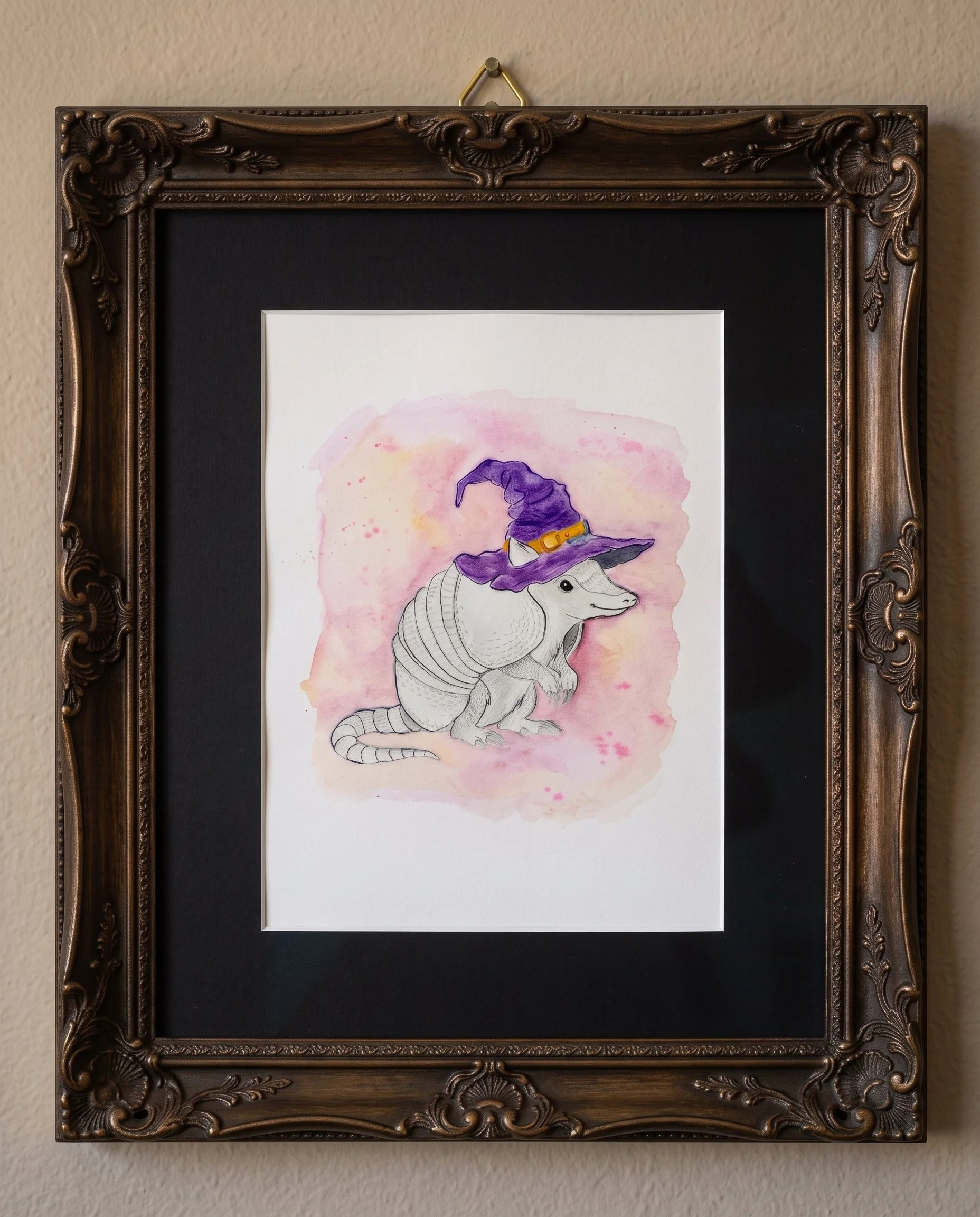 Spooky Dillo Framed.jpg