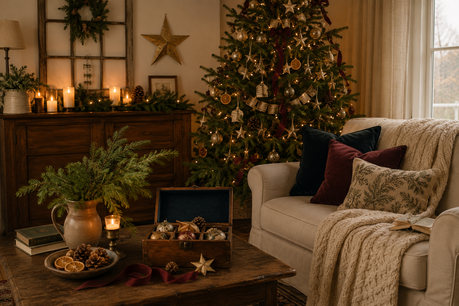 How to Create a Cozy Christmas Home Without Buying All New Décor