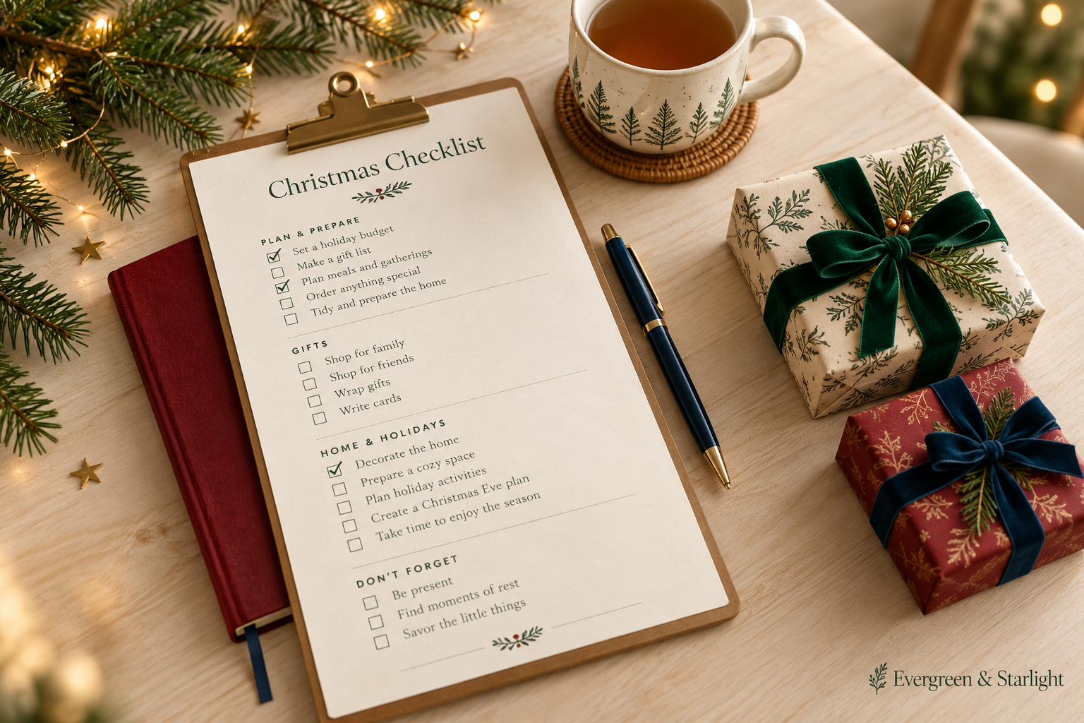 The Ultimate Christmas Checklist for a Calm and Organized Season