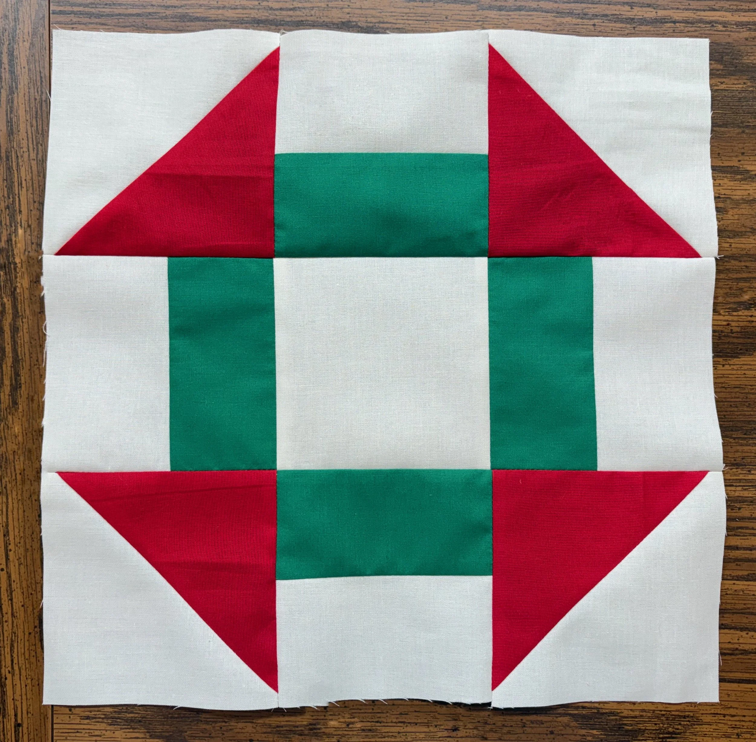Free Churn Dash Quilt Block Pattern