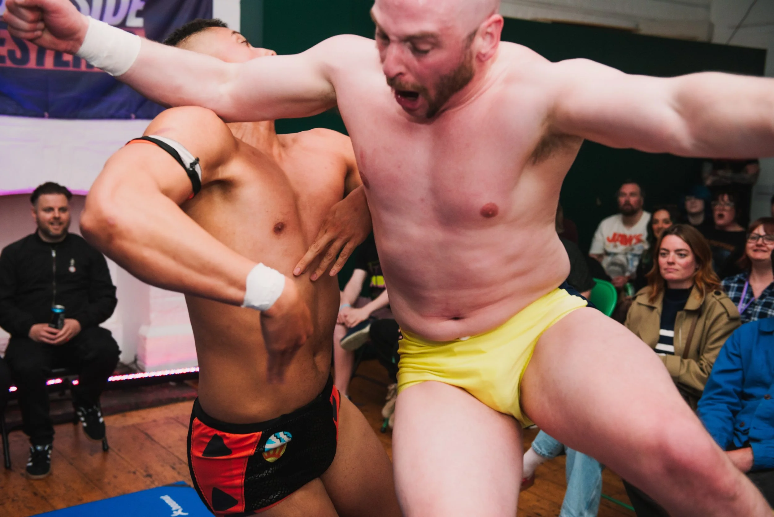Jordon Breaks, TK Cooper wrestling in Brighton