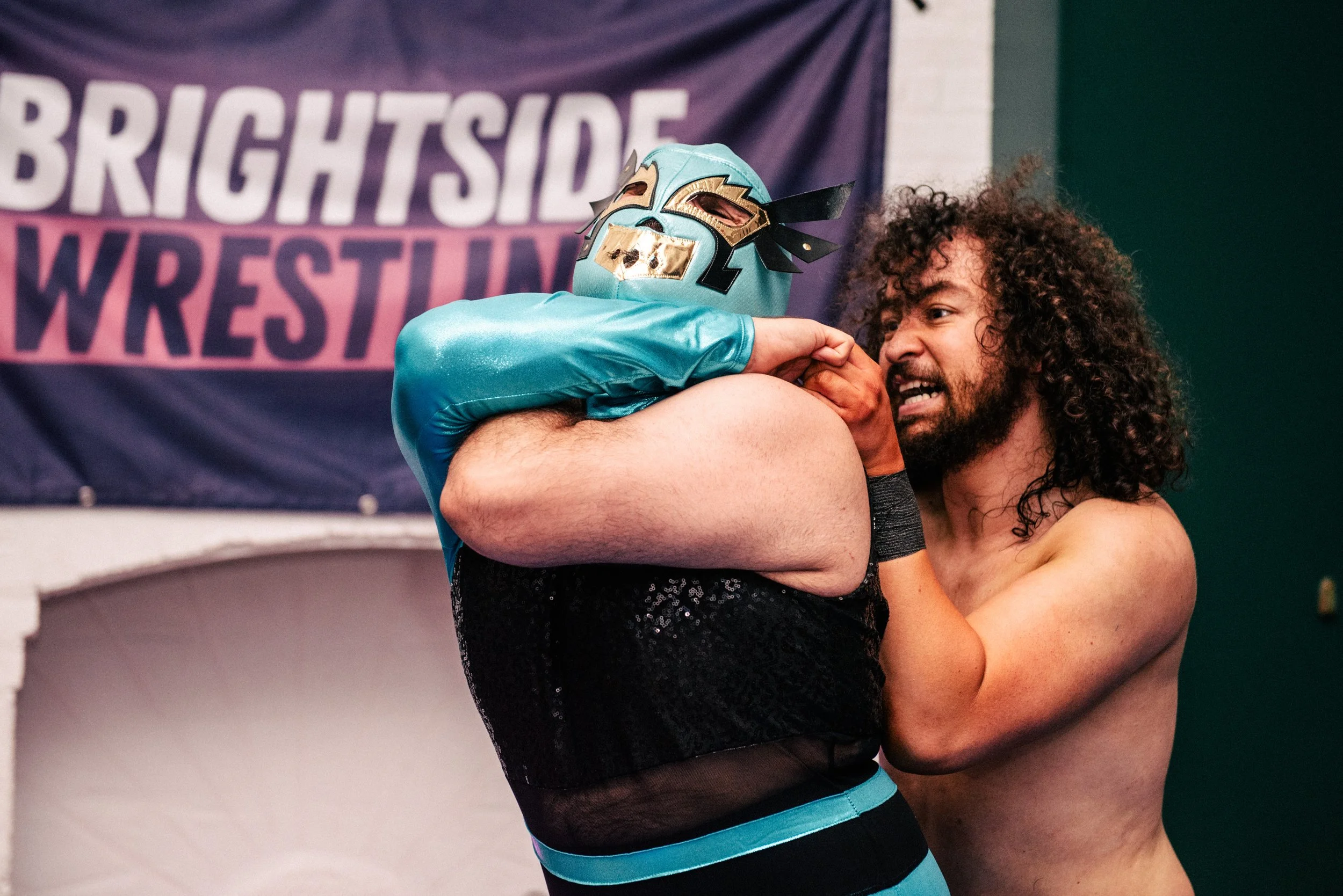 David Lovejoy vs Christiano at BRIGHTSIDE wrestling in Brighton