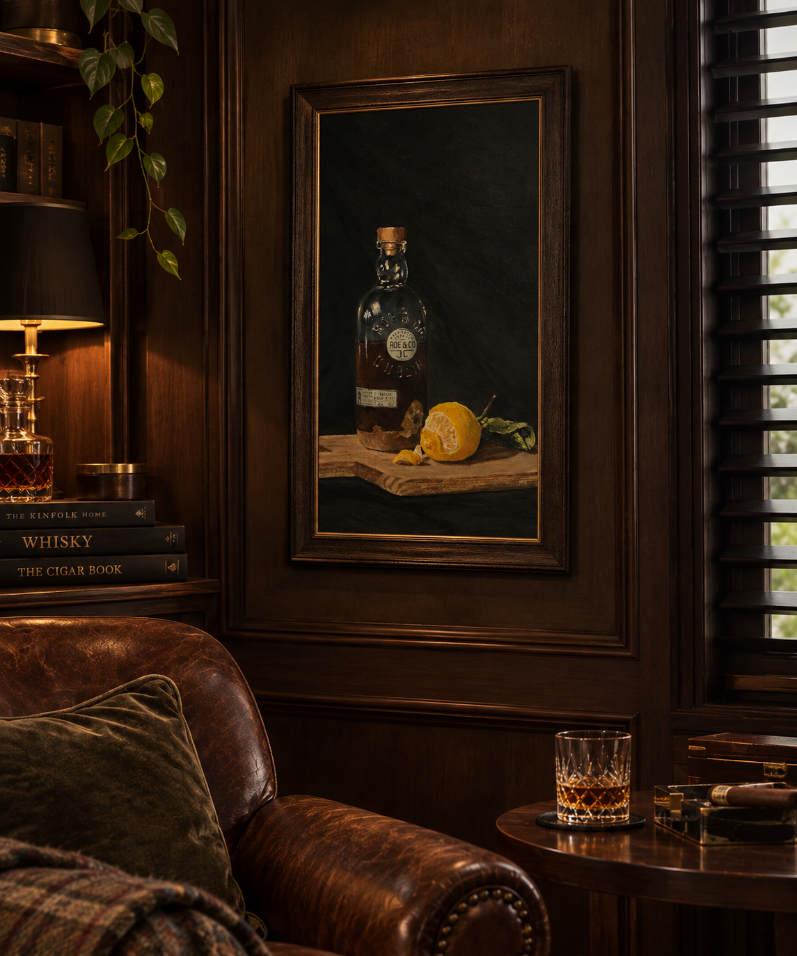 Roe & Cosy Original Oil Painting