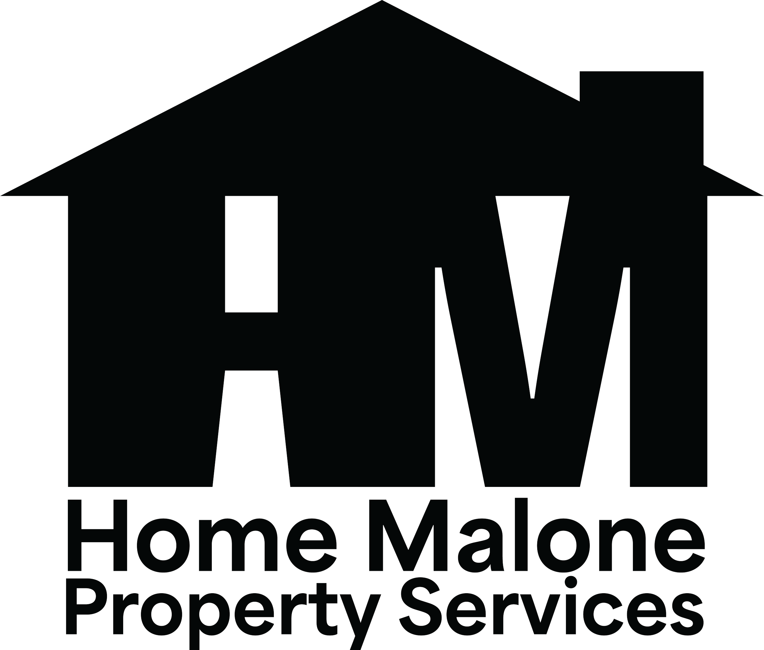 Text overlay reading 'Home, Mortgage, Property Services, Development' on a dark background.