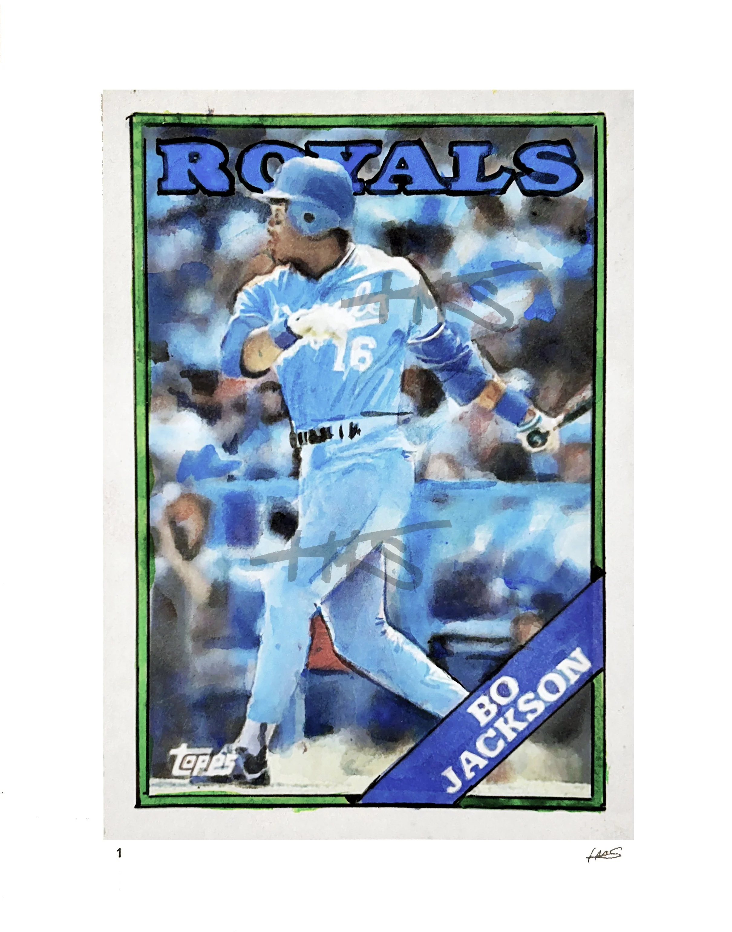 Bo Jackson - 1988 Topps - Edition of 82