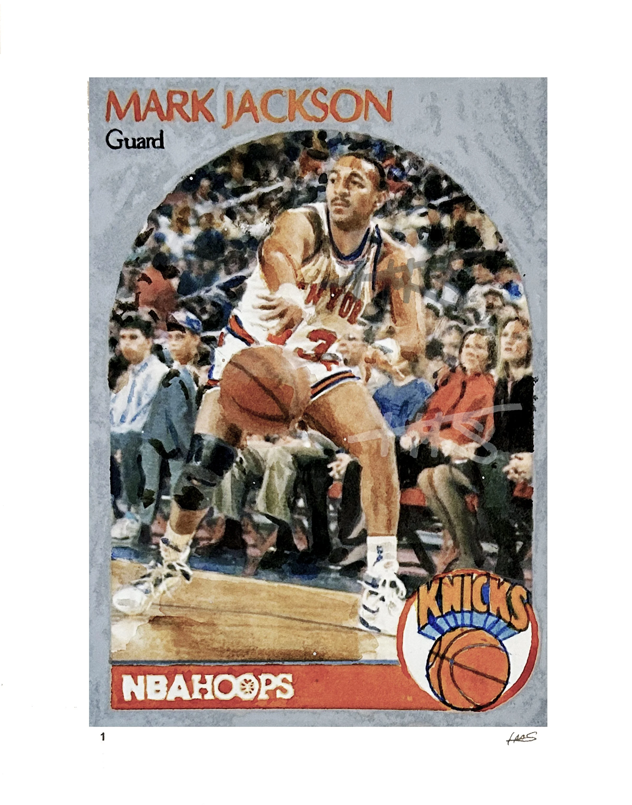 Mark Jackson - 1990 Hoops Trading Card - Edition of 80