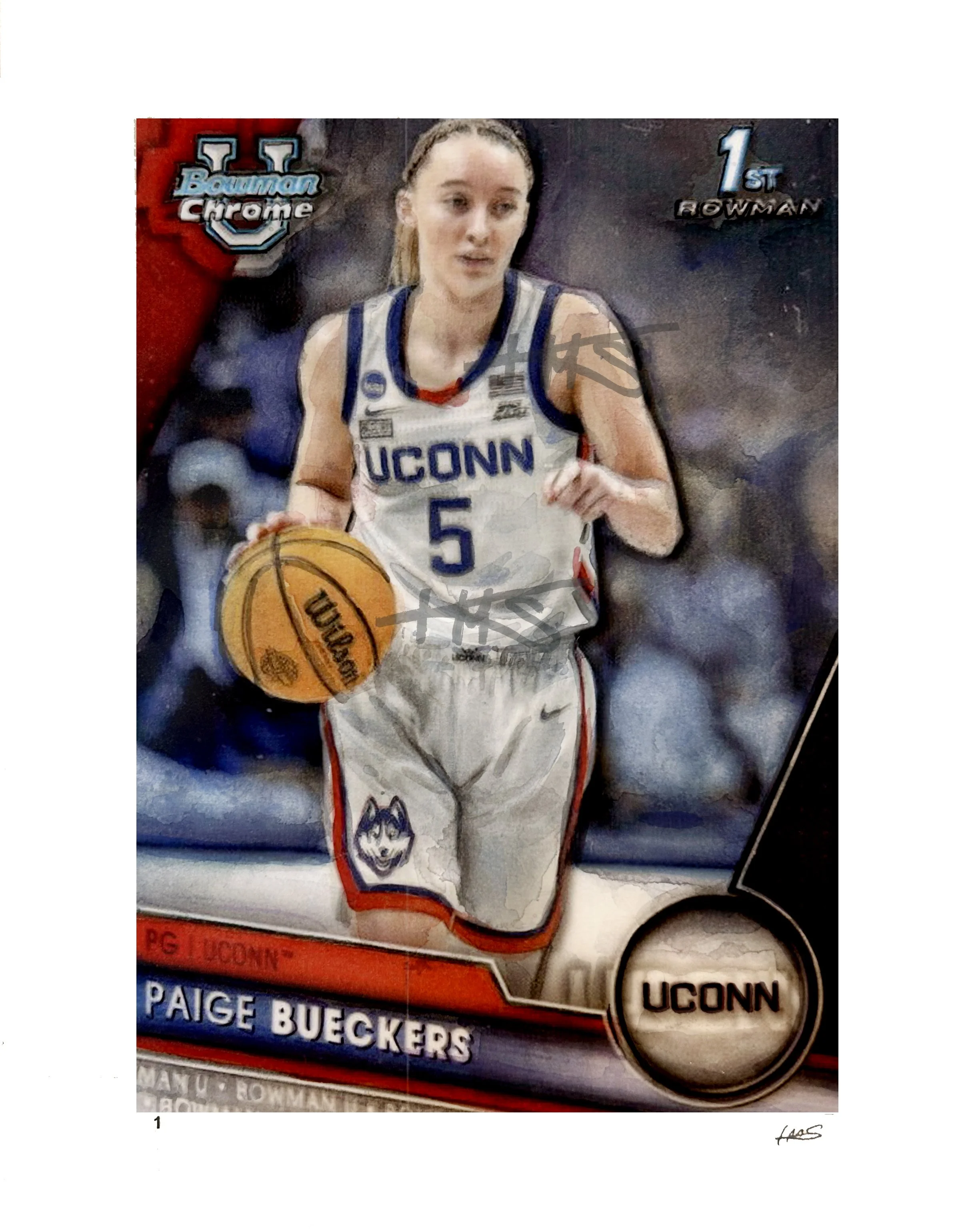 Paige Bueckers - 2024 Bowman University Chrome - Edition of 176
