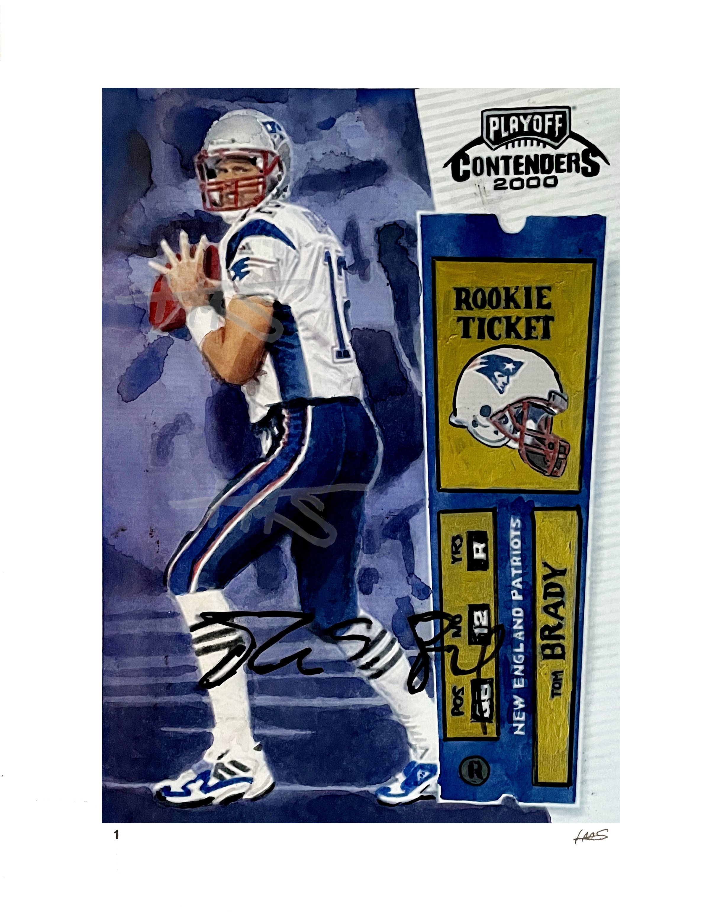 Tom Brady - 2000 Playoff Contenders RC - Edition of