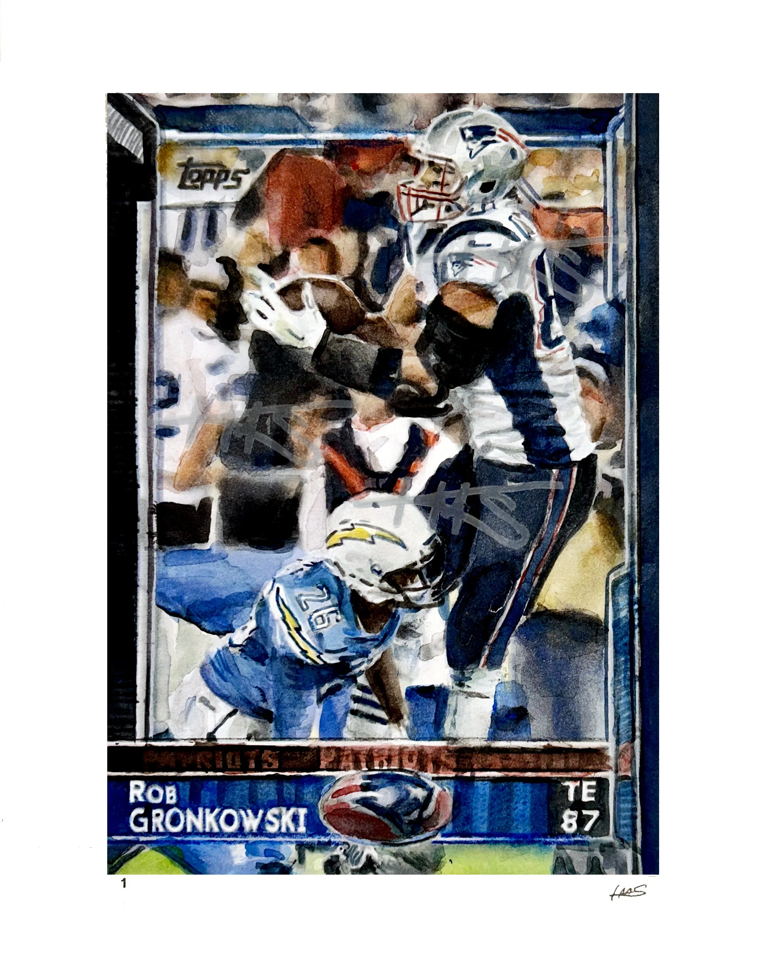 Rob Gronkowski - 2015 Topps Trading Card - Edition of 12