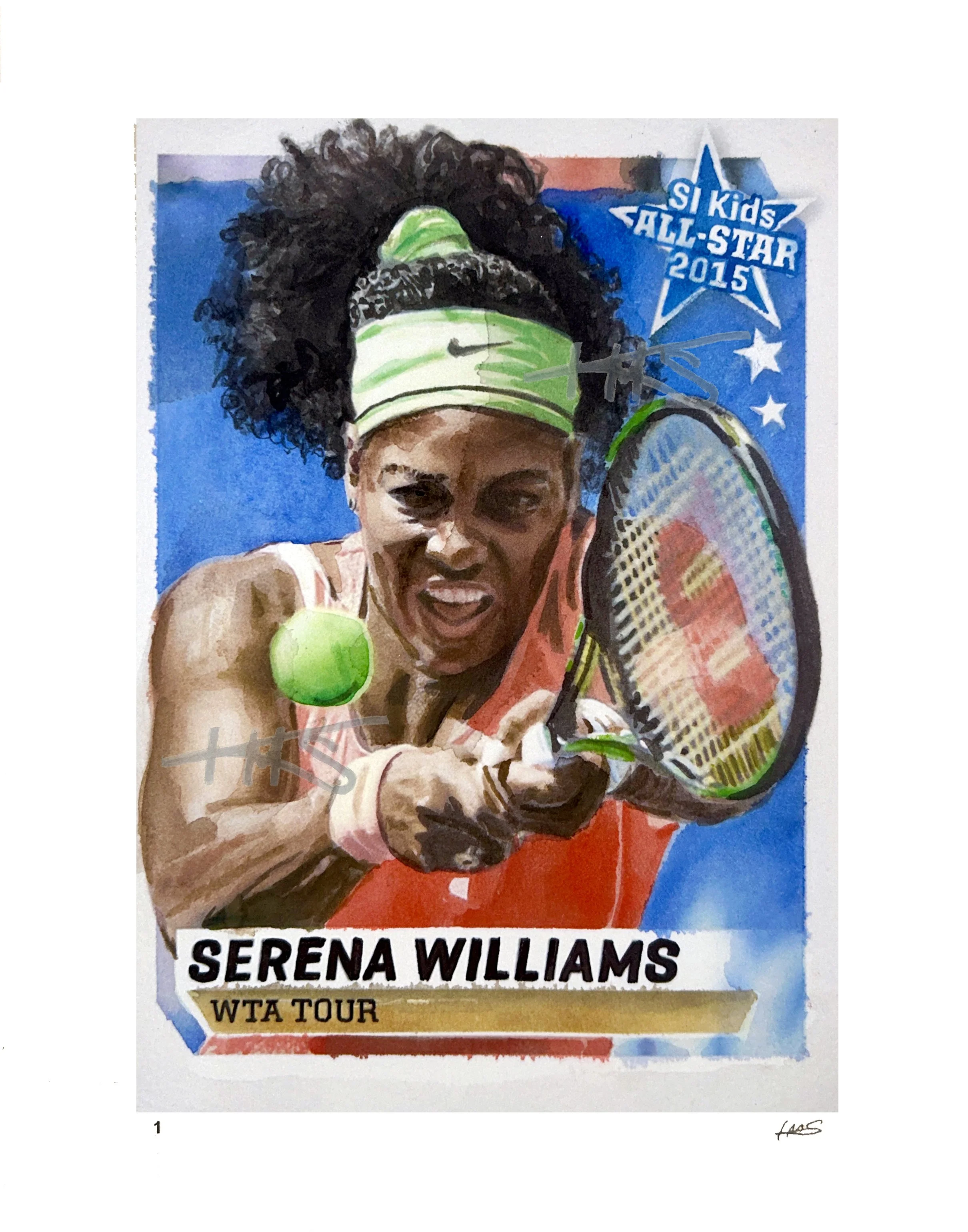 Serena Williams - 2015 Sports Illustrated For Kids Trading Card - Edition of 40