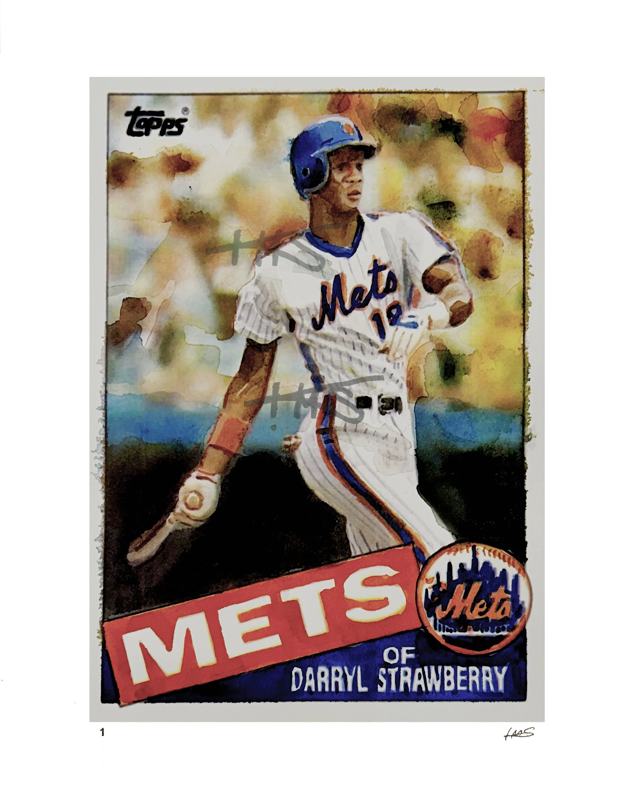 Darryl Strawberry - 1985 Topps - Edition of 39