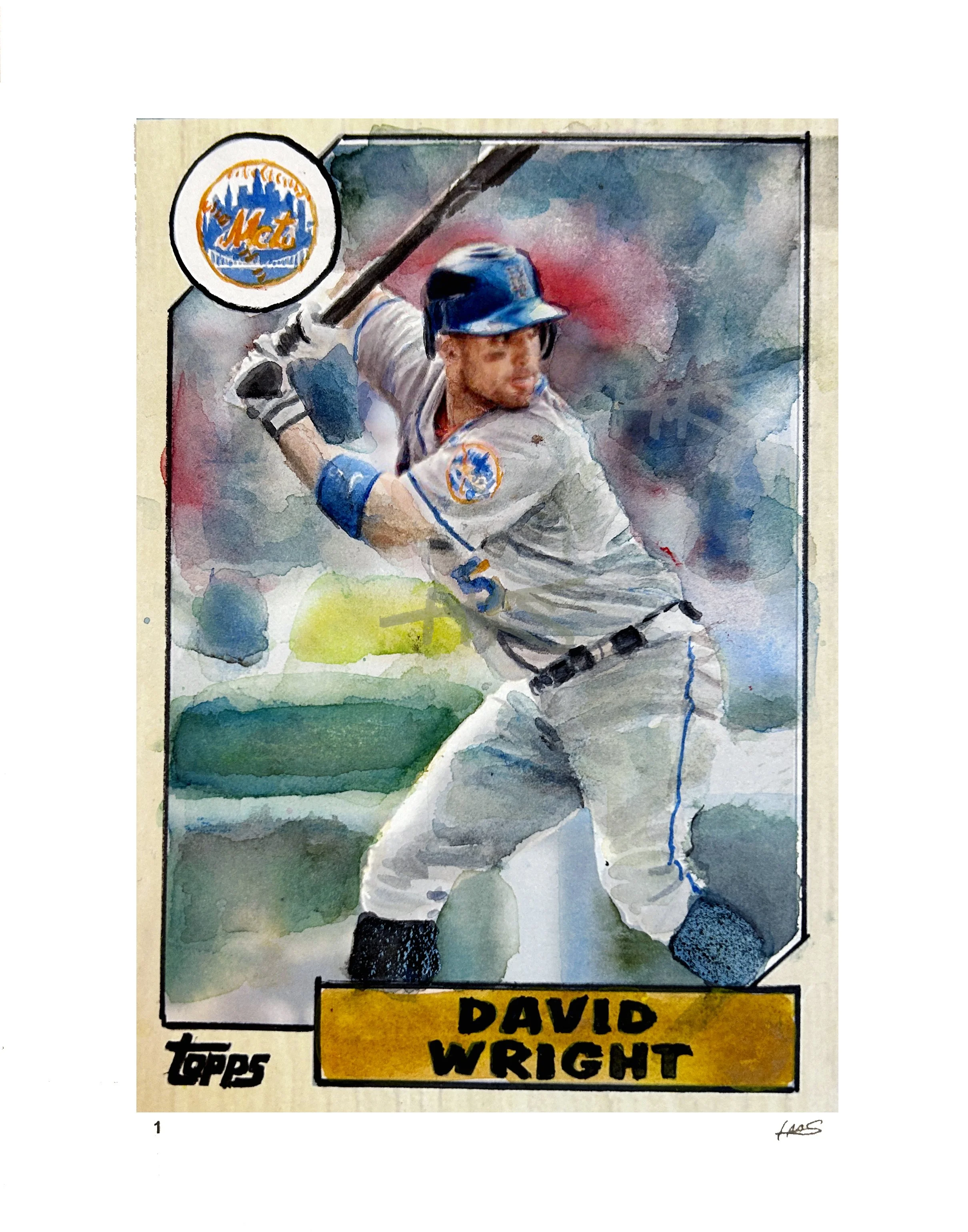 David Wright - 2012 Topps 1987 Topps Minis Insert - Edition of 196