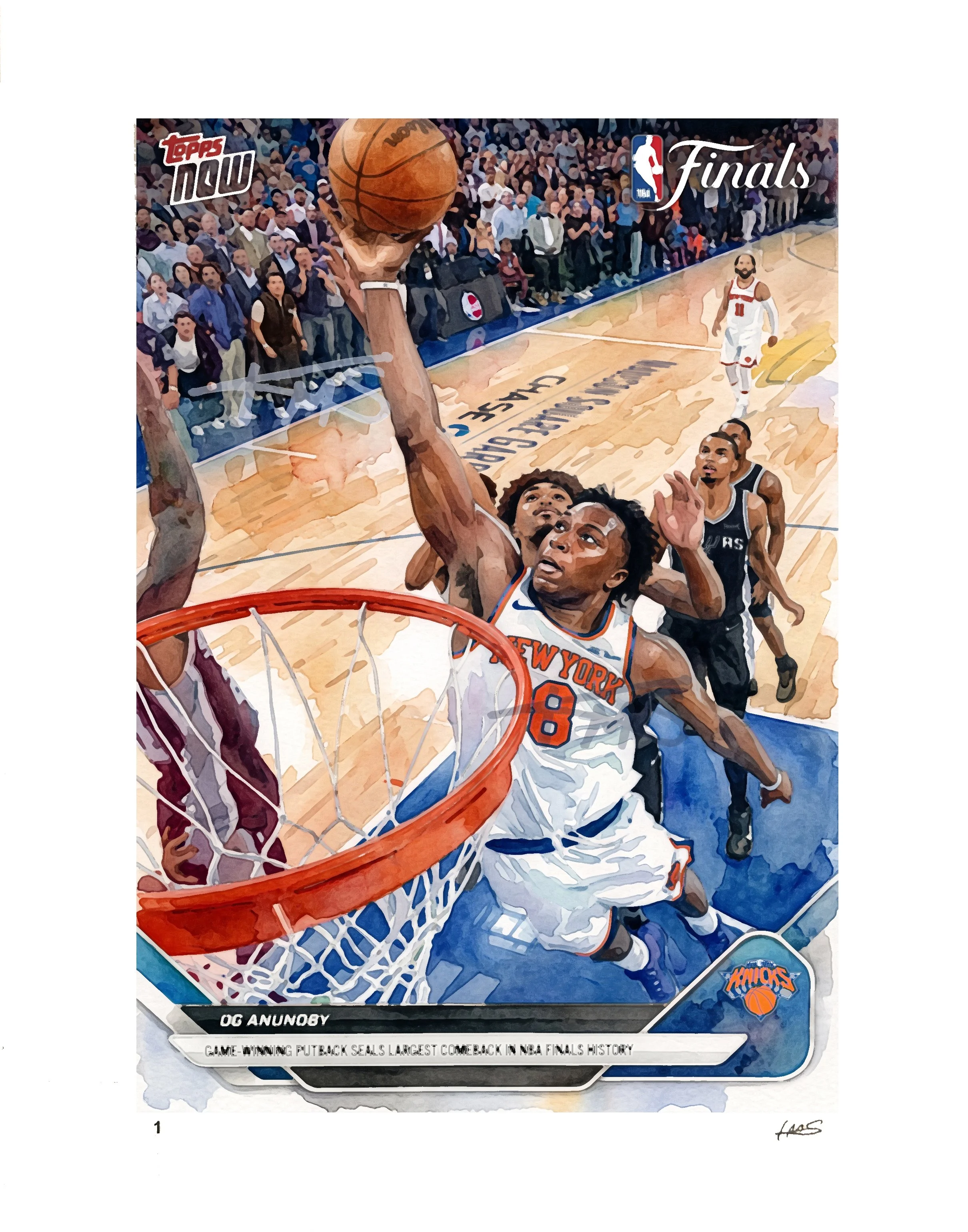 OG Anunoby - 2026 "The Tip" Trading Card by KMS - Edition of 106