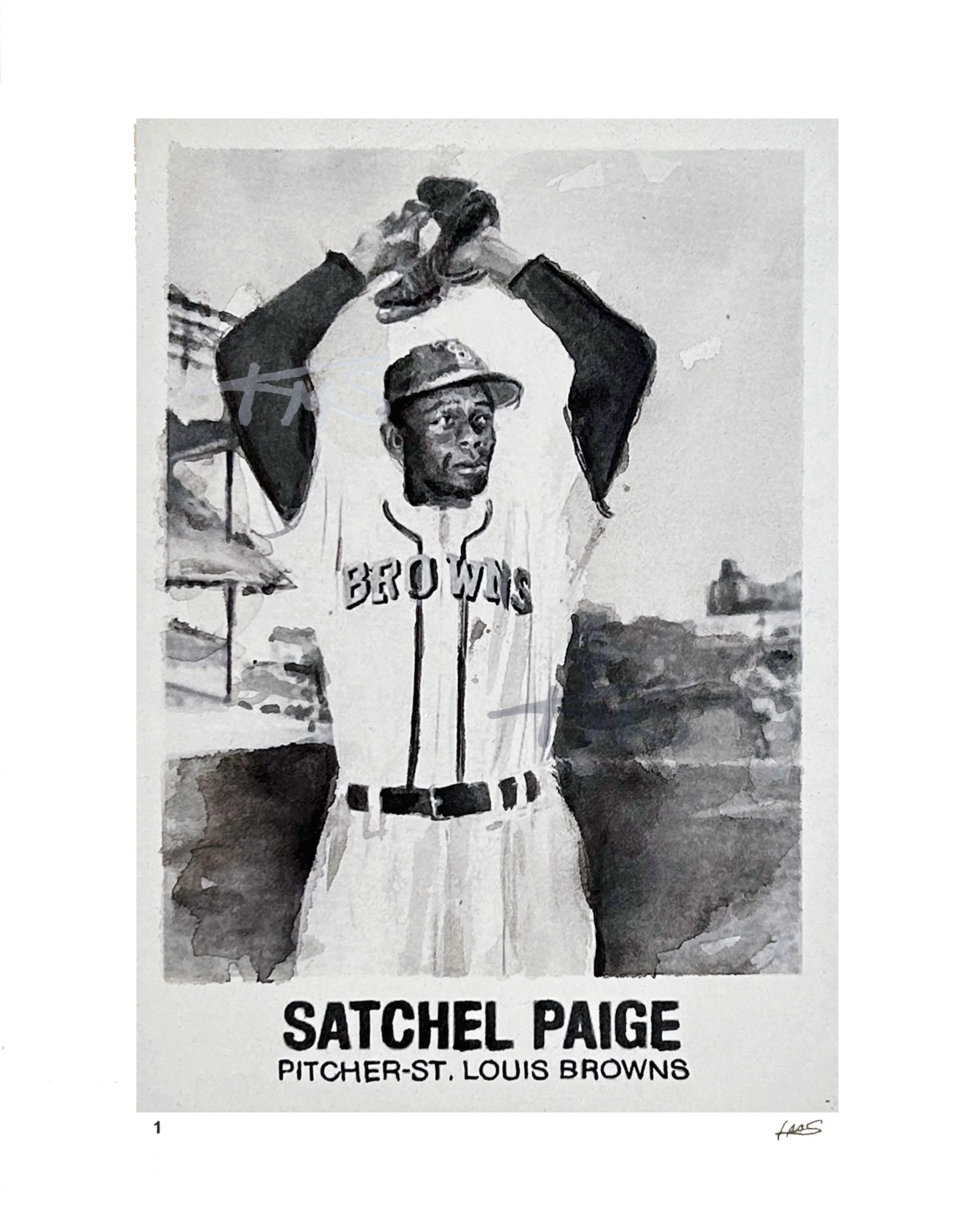 Satchel Paige - 1977 Renata Galasso Series - Edition of 30