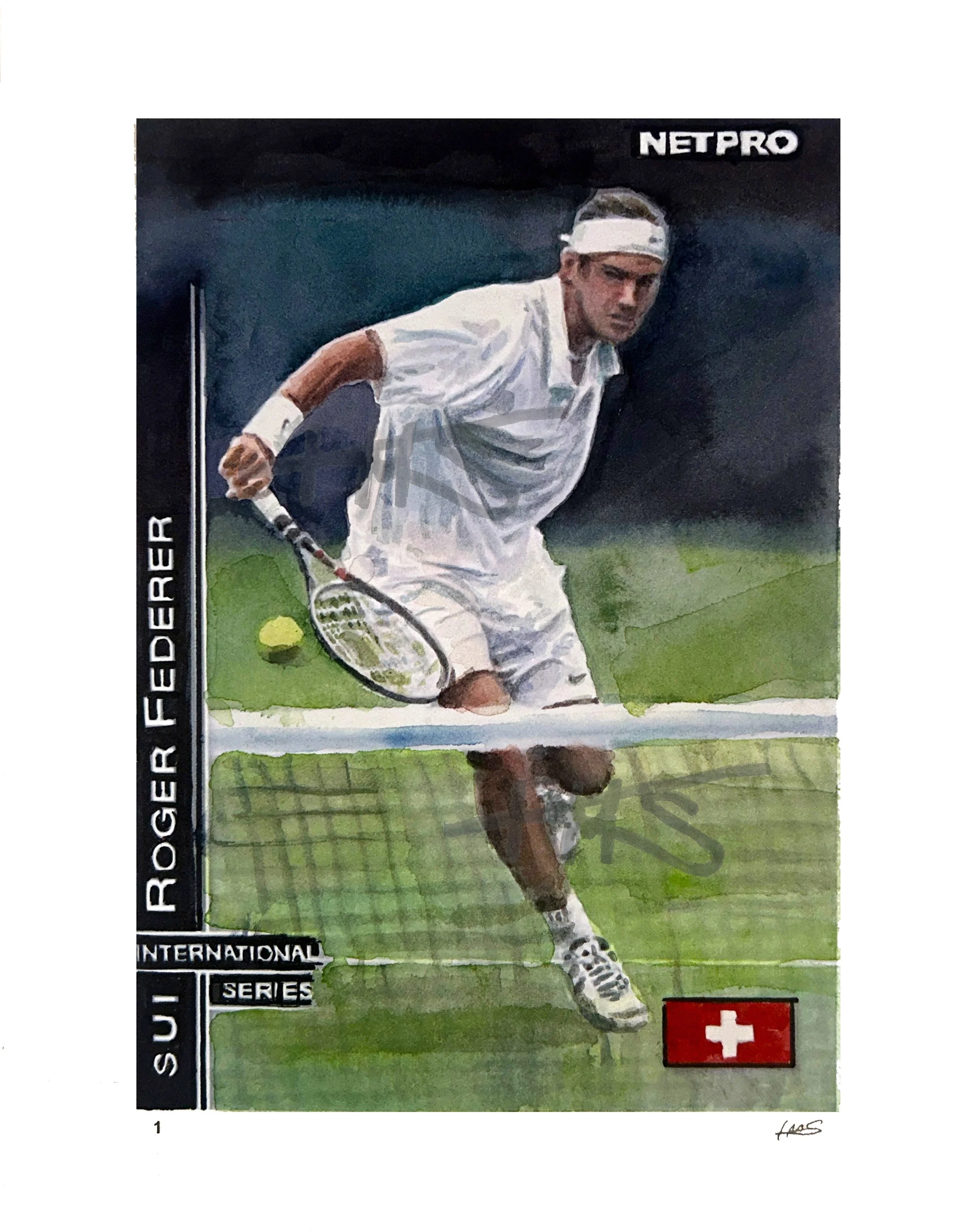 Roger Federer - 2003 Netpro International Series RC - Edition of 54