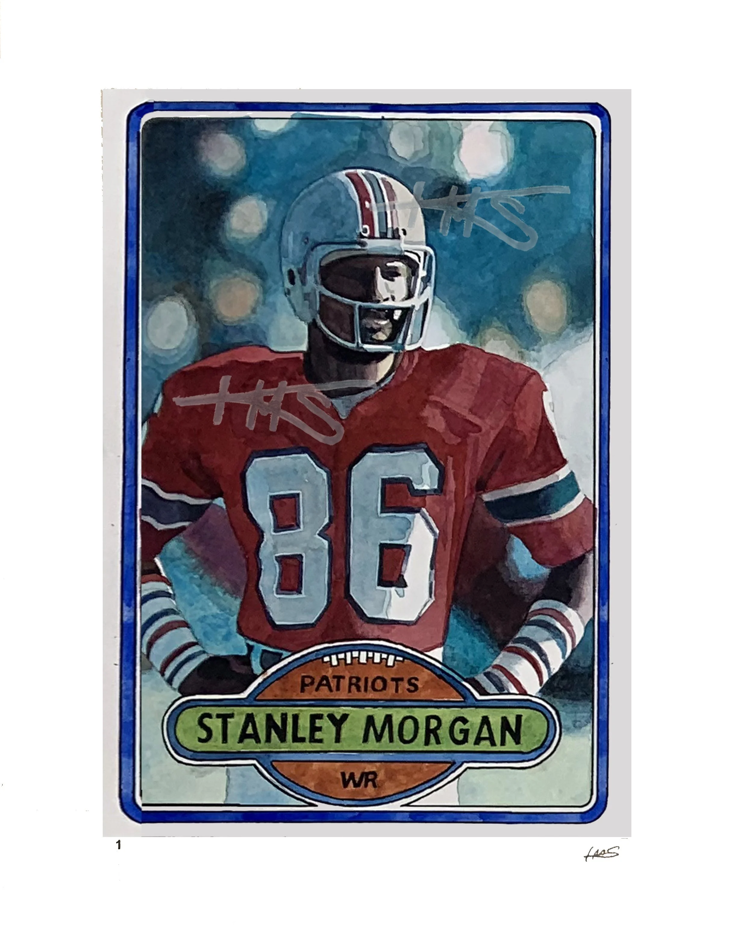 Stanley Morgan - 1980 Topps - Edition of 12