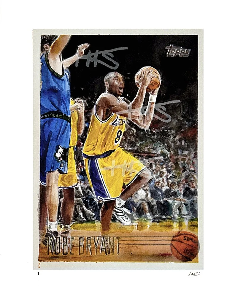 Kobe Bryant - 1996-97 Topps Rookie Card - Edition of 135