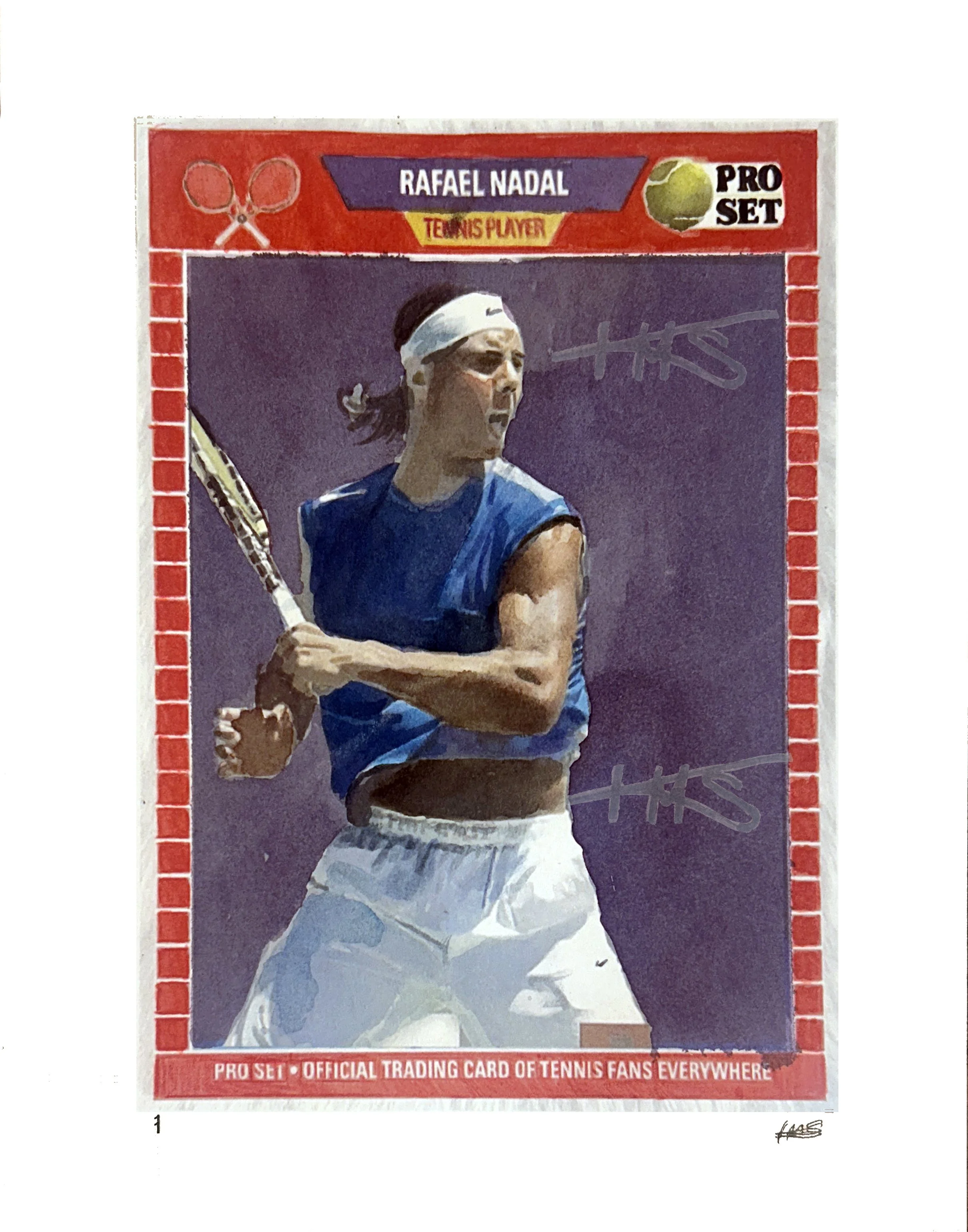 Rafael Nadal - 2023 Leaf Pro Set Trading Card - Edition of 50