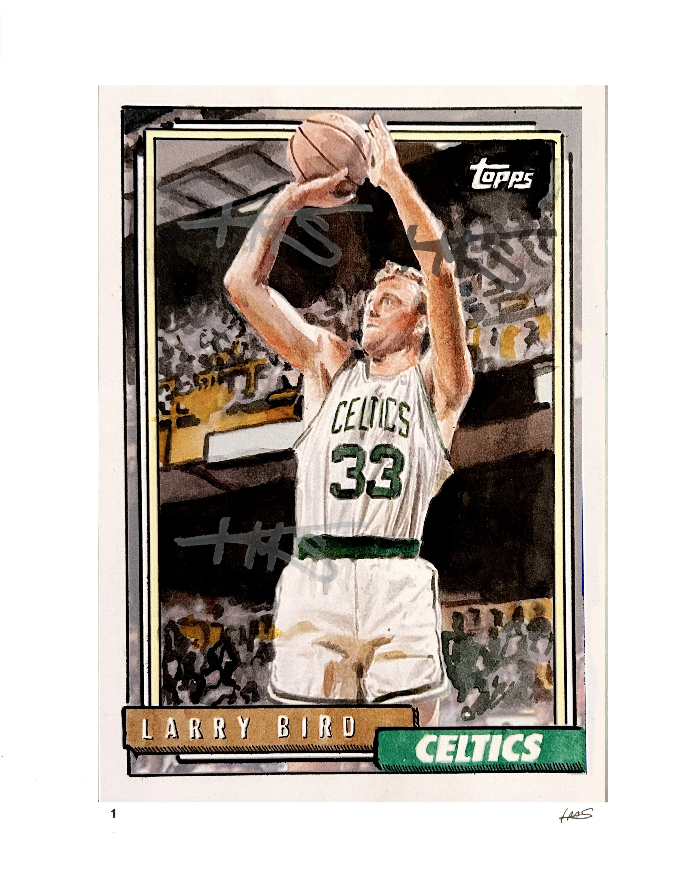 Larry Bird - 1992-93 Topps - Edition of 40
