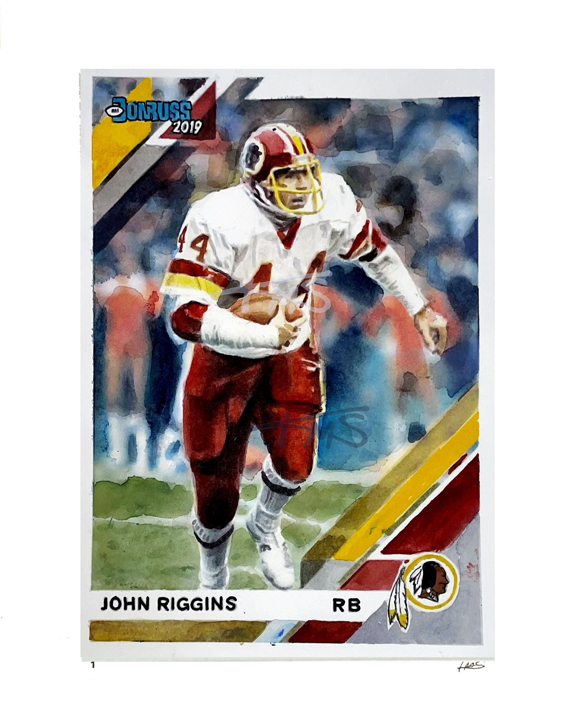 John Riggins - 2019 Donruss Trading Card - Edition of 24