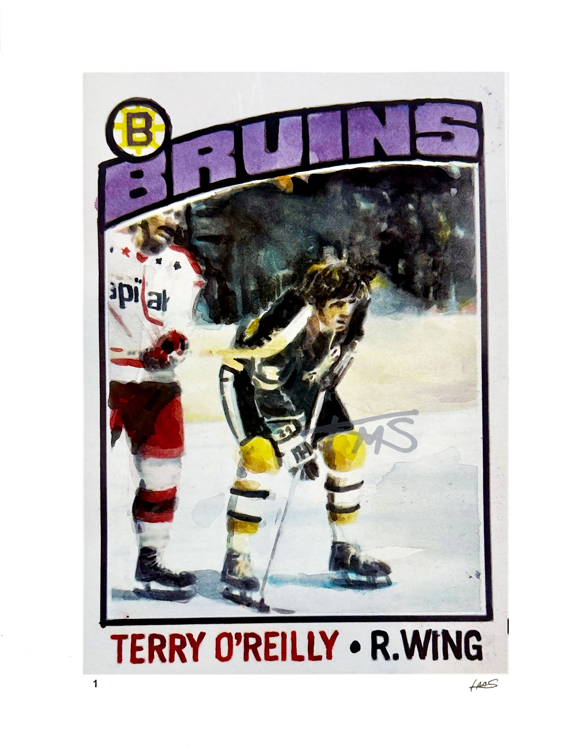Terry O'Reilly - 1976 Topps - Edition of 42
