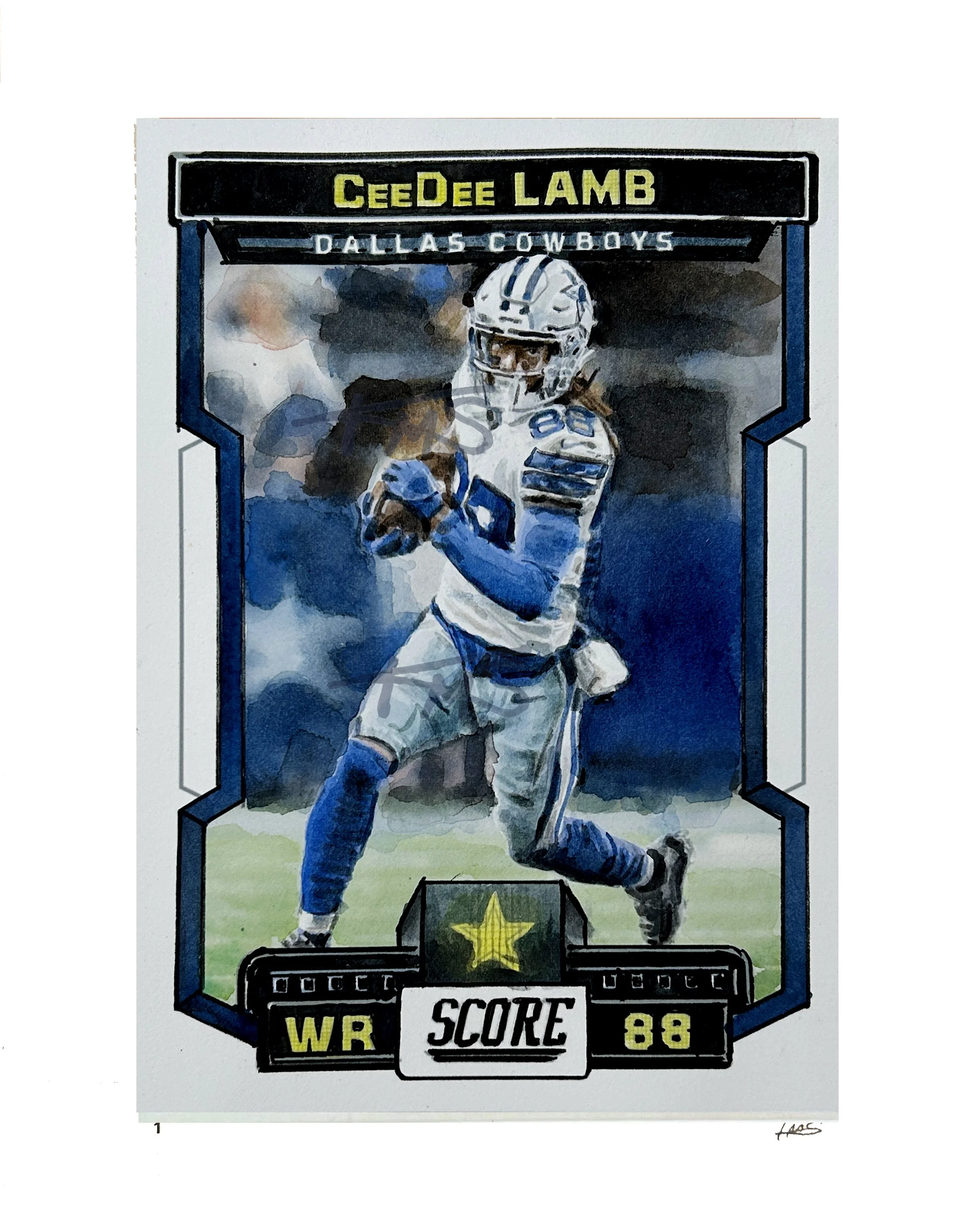 CeeDee Lamb - 2023 Score Trading Card - Edition of 12