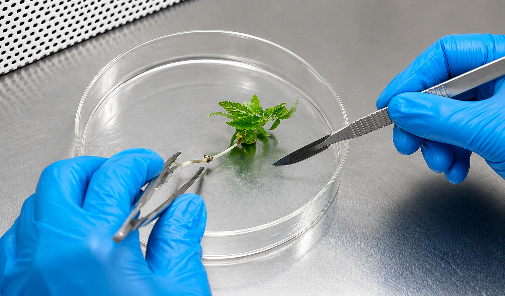 Producción de plantas in vitro