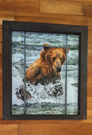 One of a kind custom window art