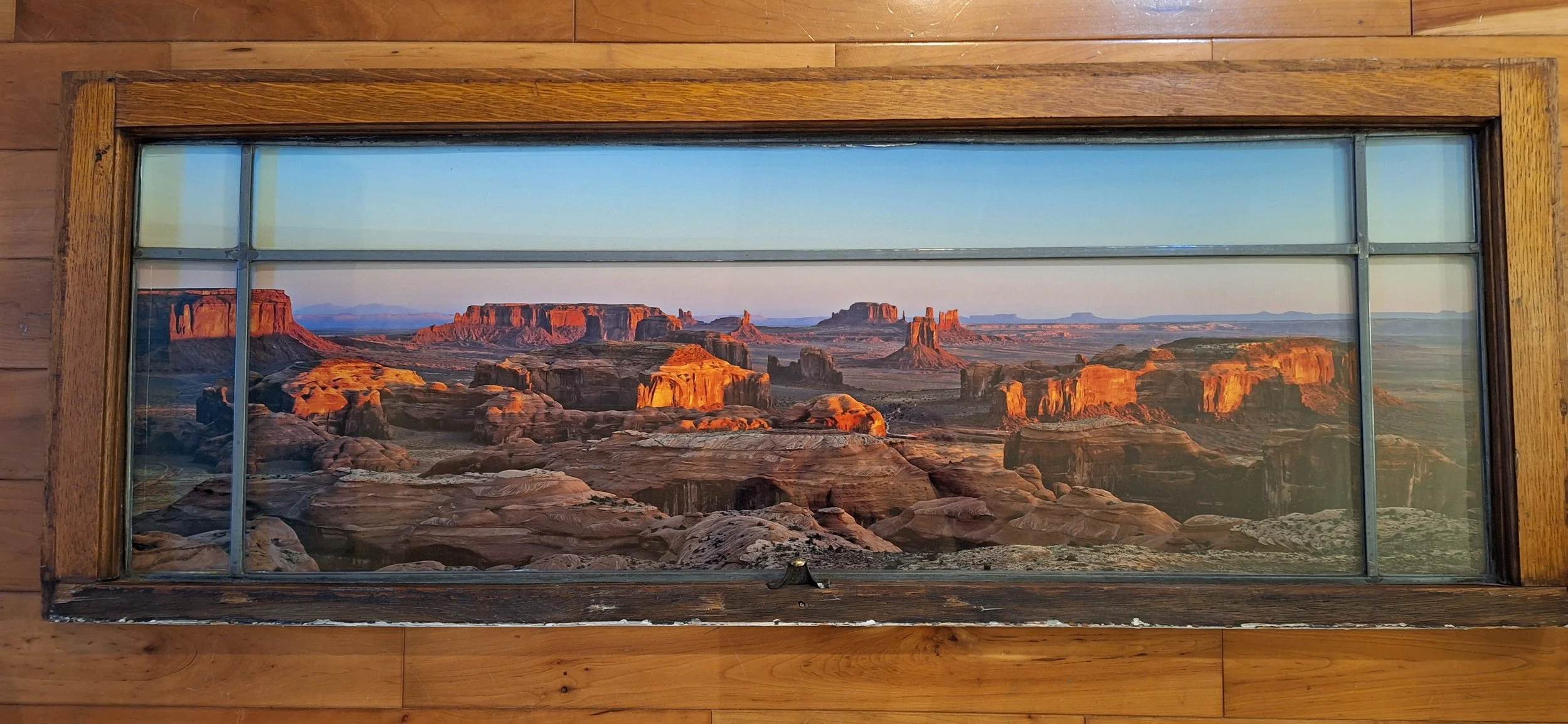 One of a kind late 1800 to early 1900 windows with custom images