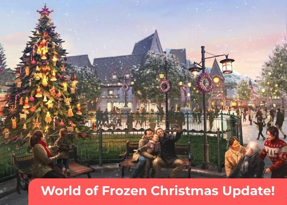 WORLD OF FROZEN CHRISTMAS UPDATE - disneyland paris