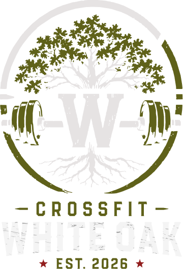 Crossfit White Oak's Logo. established 2026