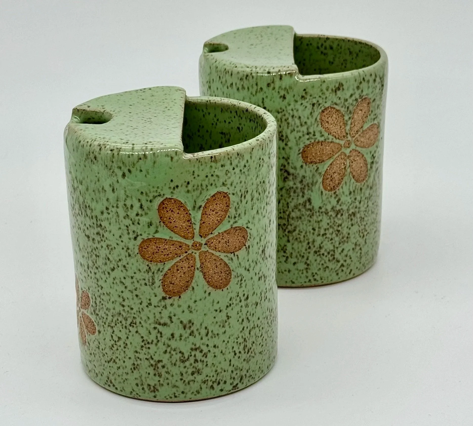 Chunky Tumbler - green floral