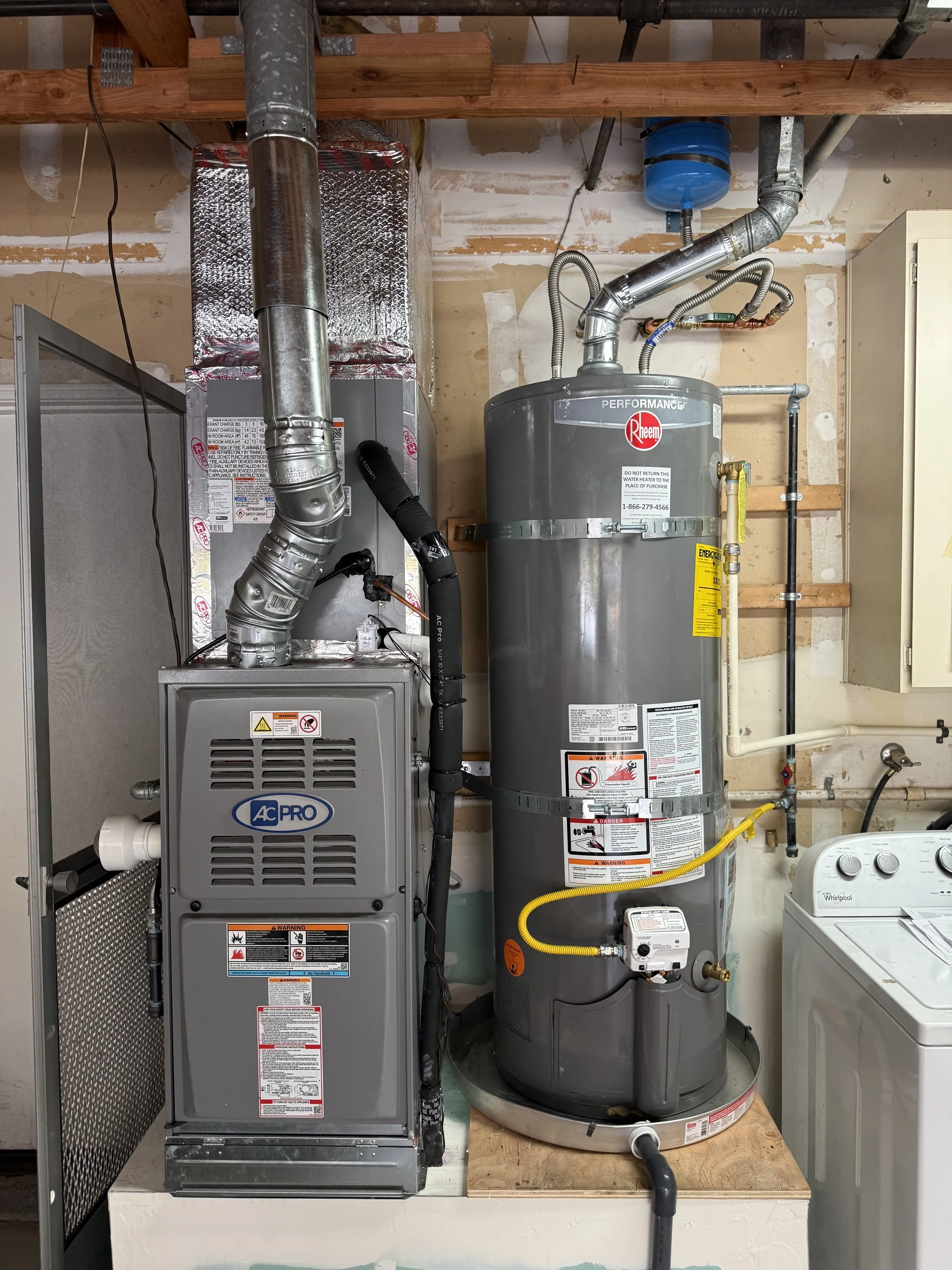 Furnace install by the Knights