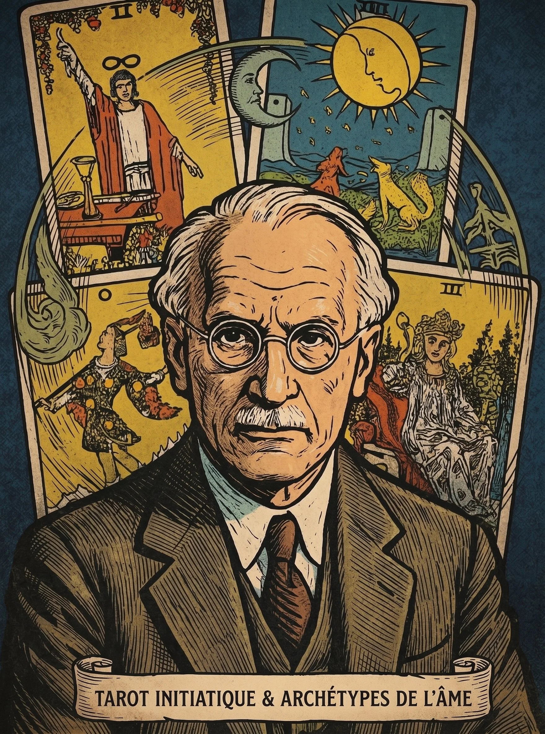 Le Tarot comme miroir de l'âme : au-delà de la prédiction