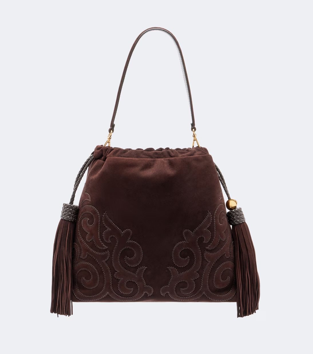 ETRO - Kalispera Medium suede shoulder bag
