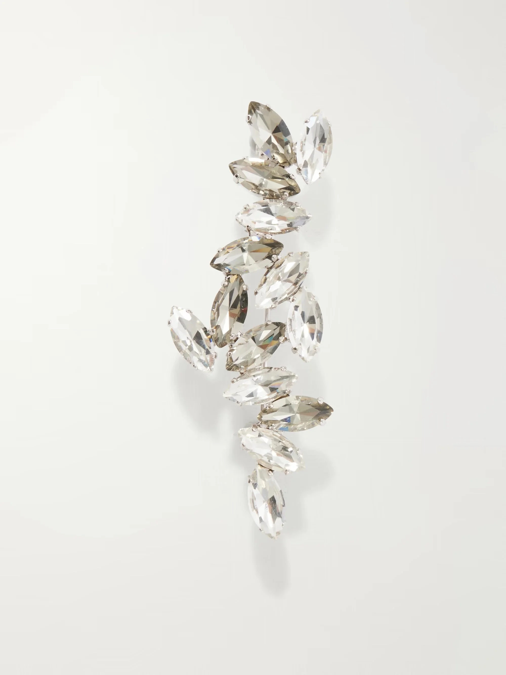 ERDEM - Silver-tone crystal brooch